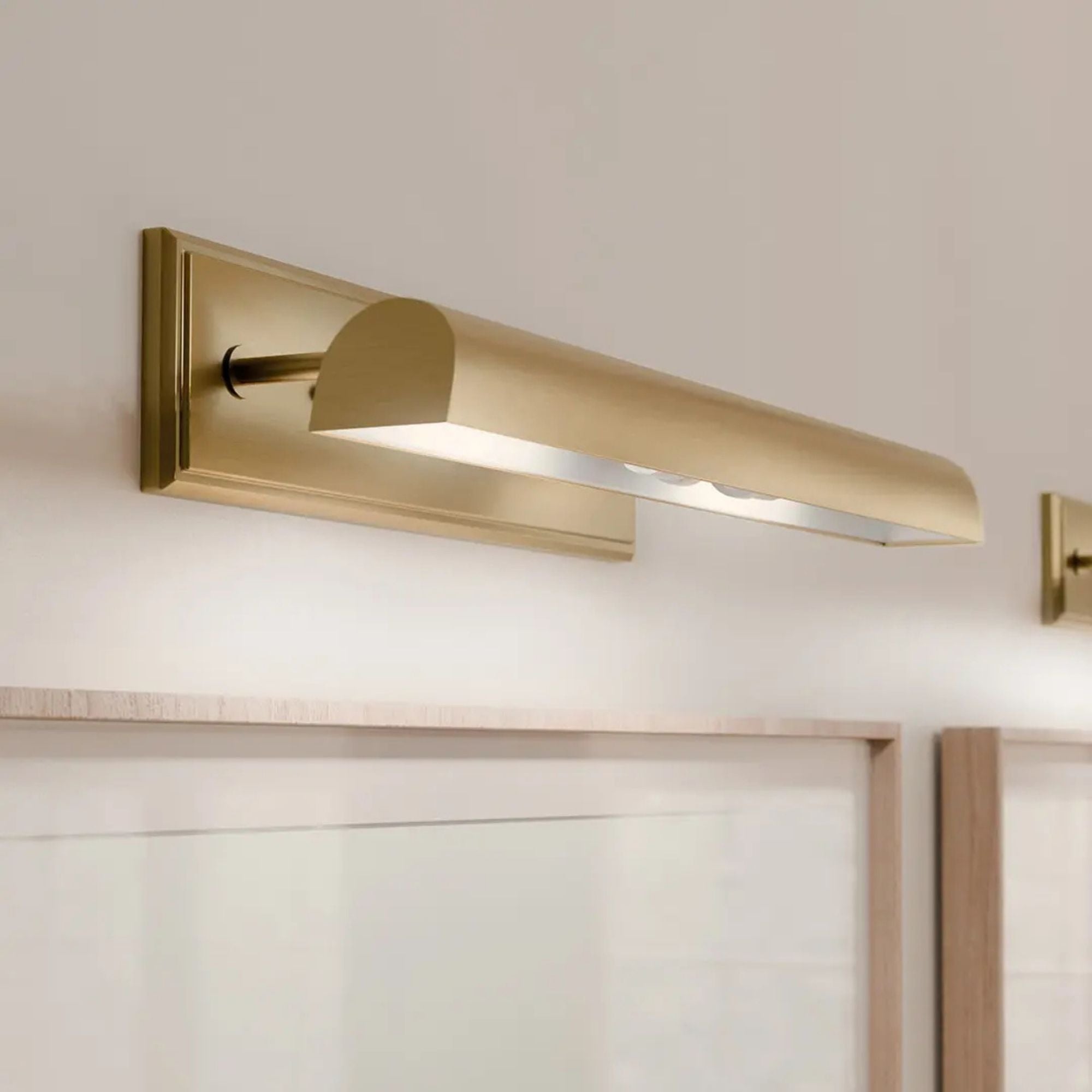 Carston 24" 2-Lights Picture Light, Bronze Finish