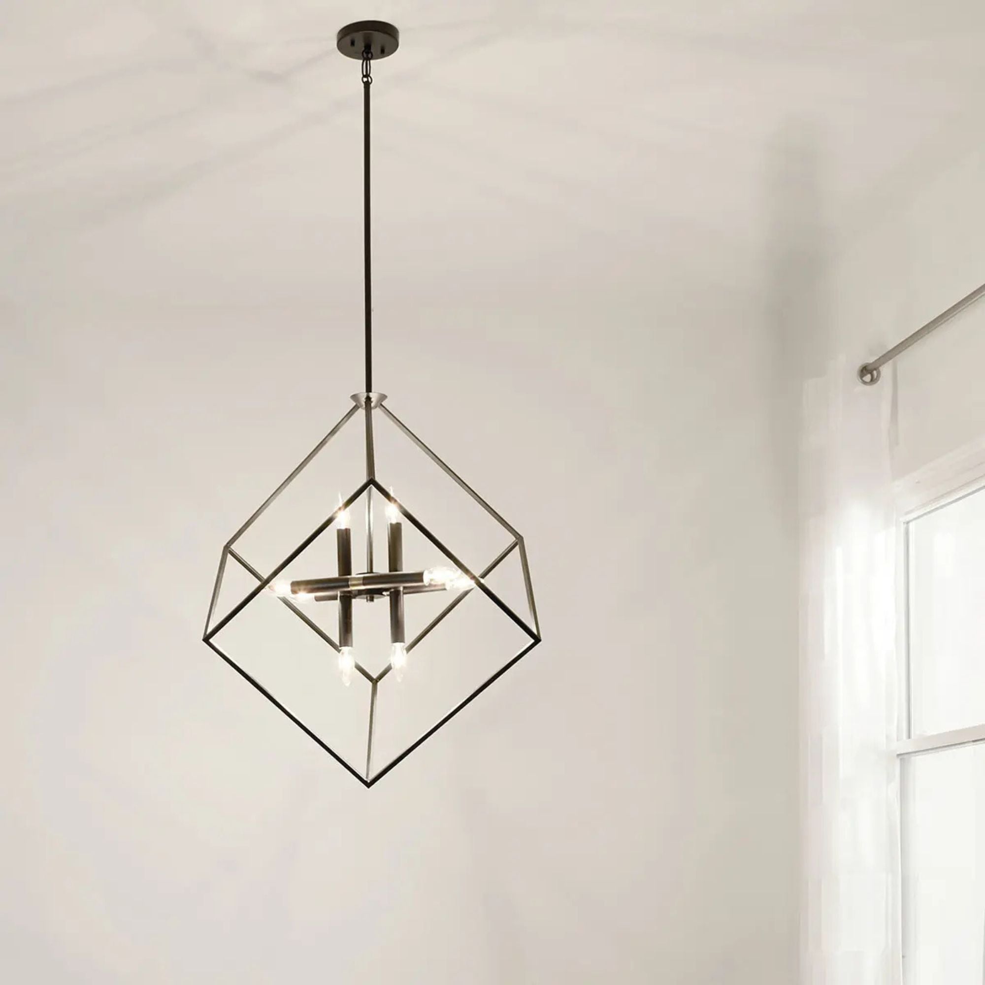Cartone 26" 8-Light Chandelier, Olde Bronze Finish