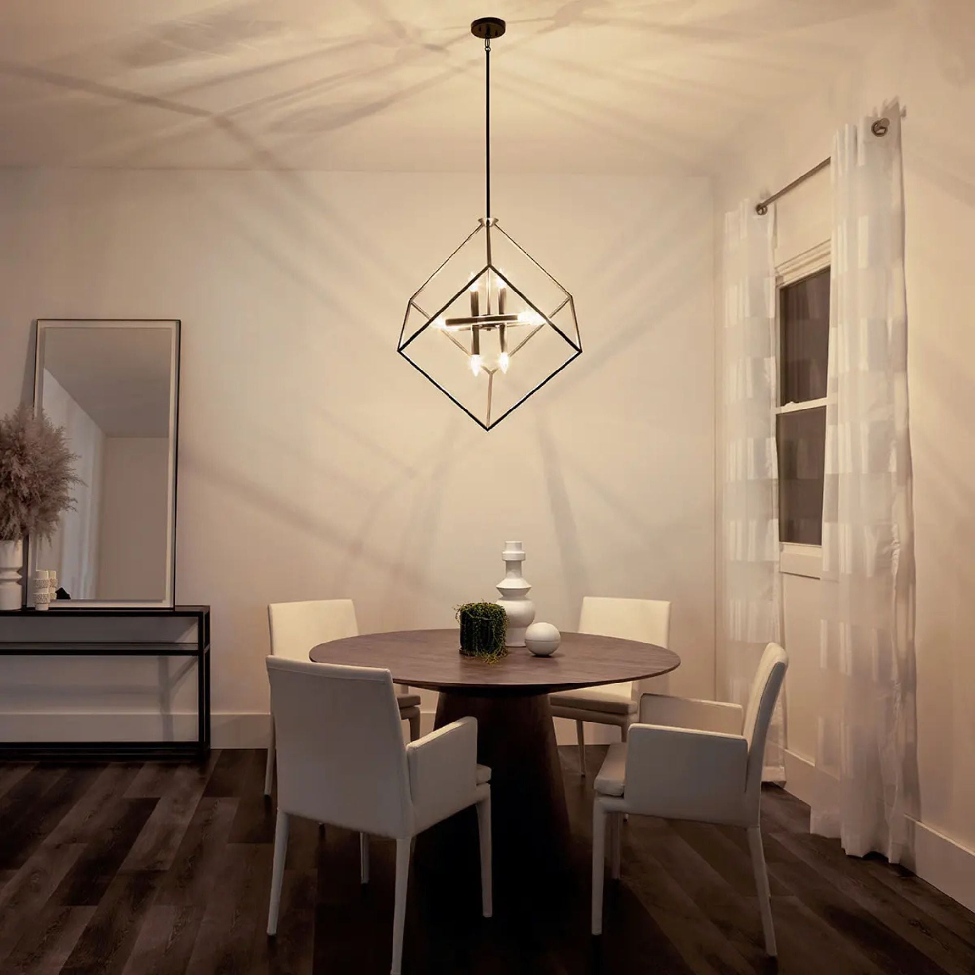 Cartone 26" 8-Light Chandelier, Olde Bronze Finish