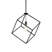 Cartone 17" Pendant, Black Finish