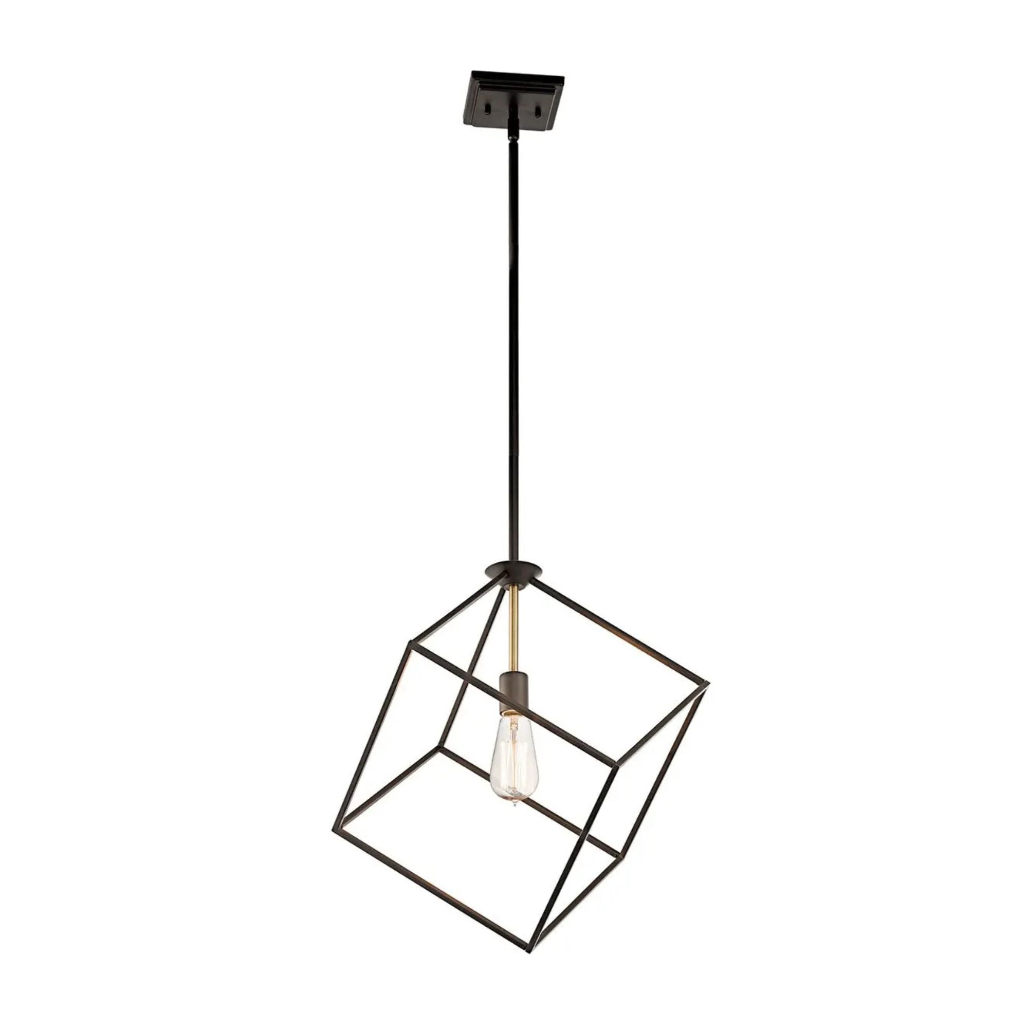 Cartone 17" Pendant, Olde Bronze Finish