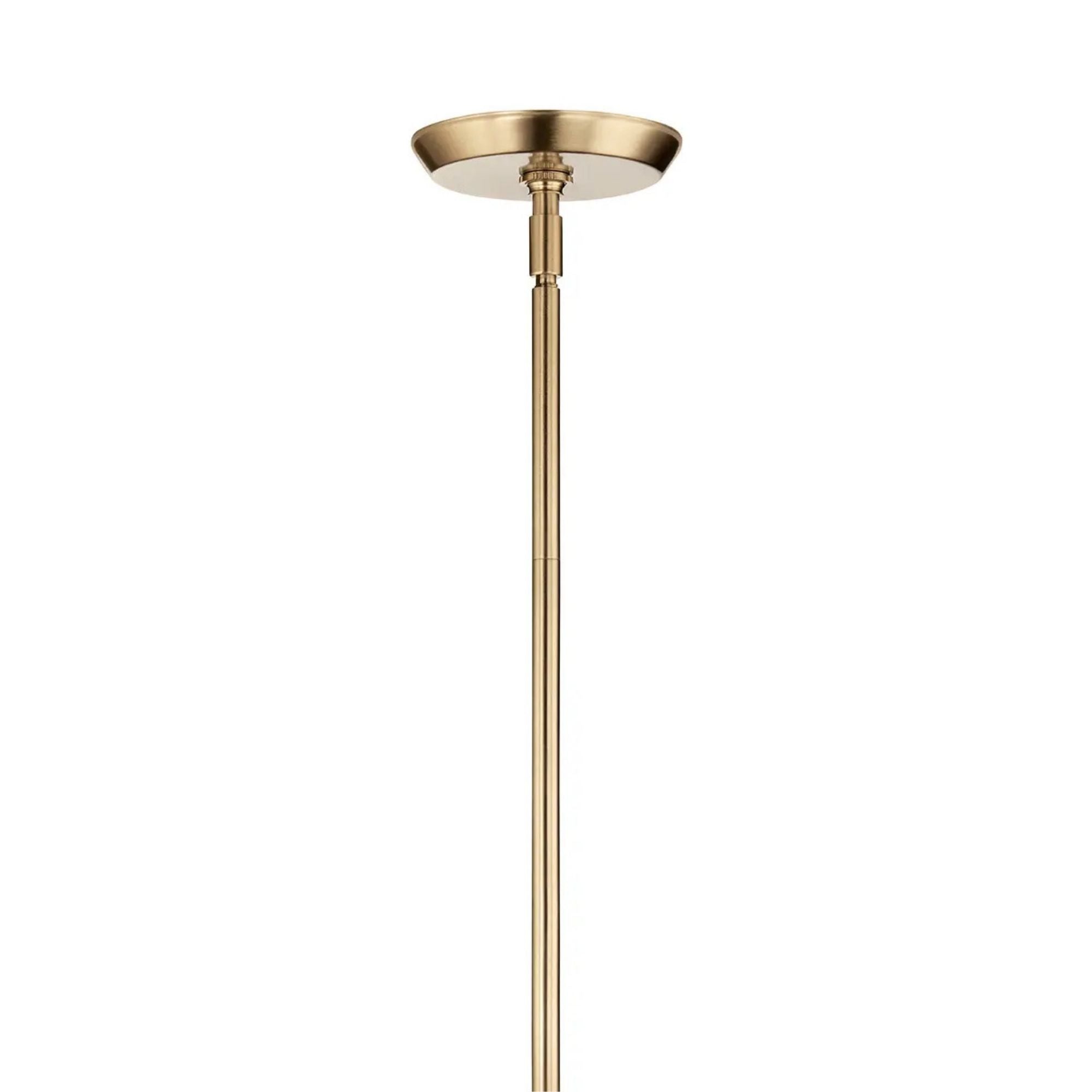 Kichler Cassius 31.25 in. 8-Light Chandelier, Champagne Bronze with Opal Glass Unique Shade