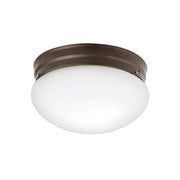 Ceiling Space 9" 2-Light Flush Mount, Olde Bronze Finish