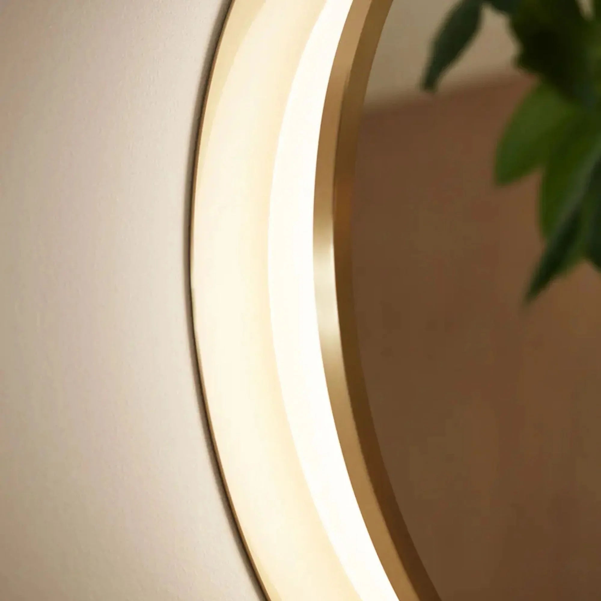 Chennai 30" LED Vanity Mirror, Gold Finish