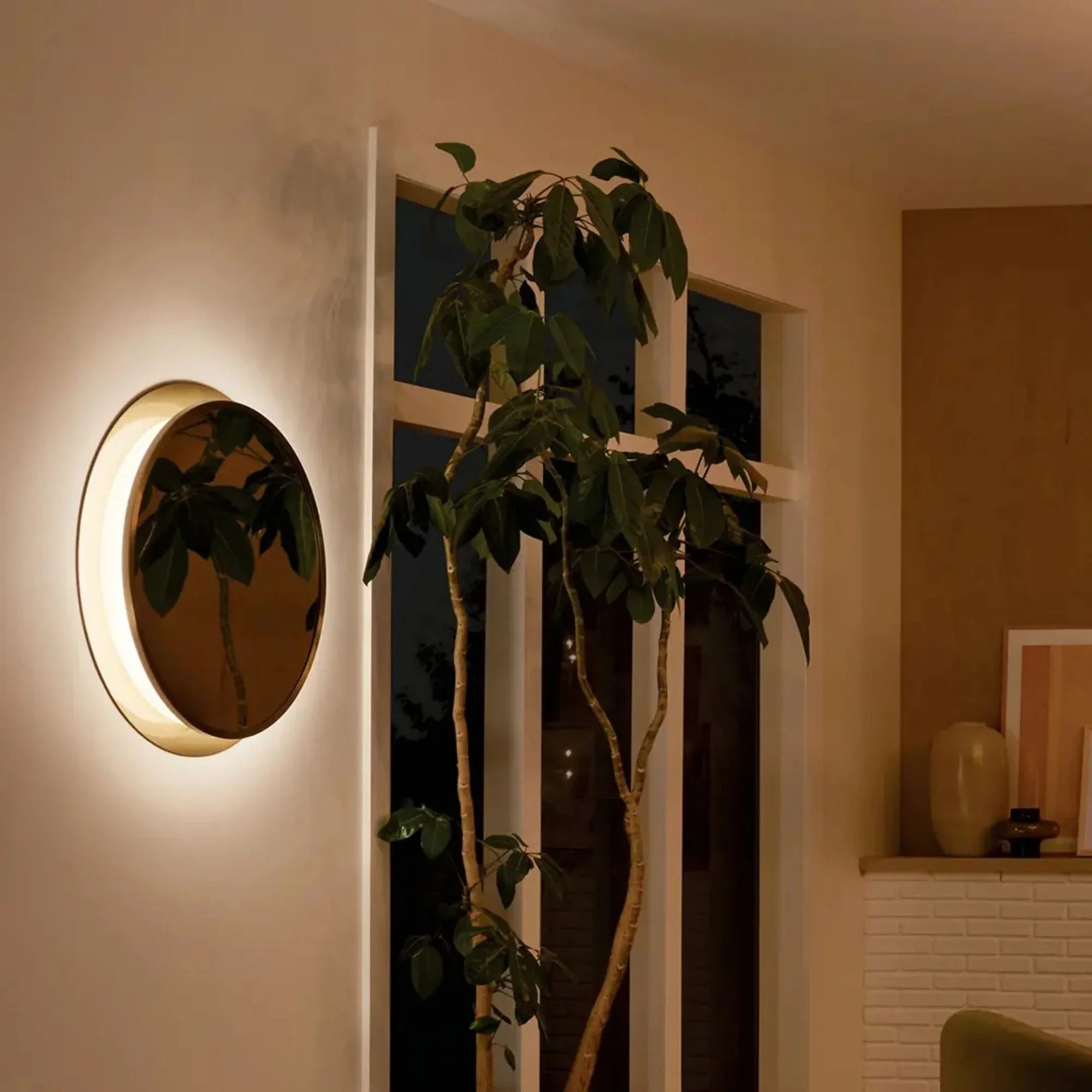 Chennai 30" LED Vanity Mirror, Gold Finish