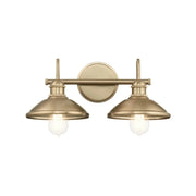 Kichler Clyde 17 in. 2-Light Vanity Light, Champagne Bronze