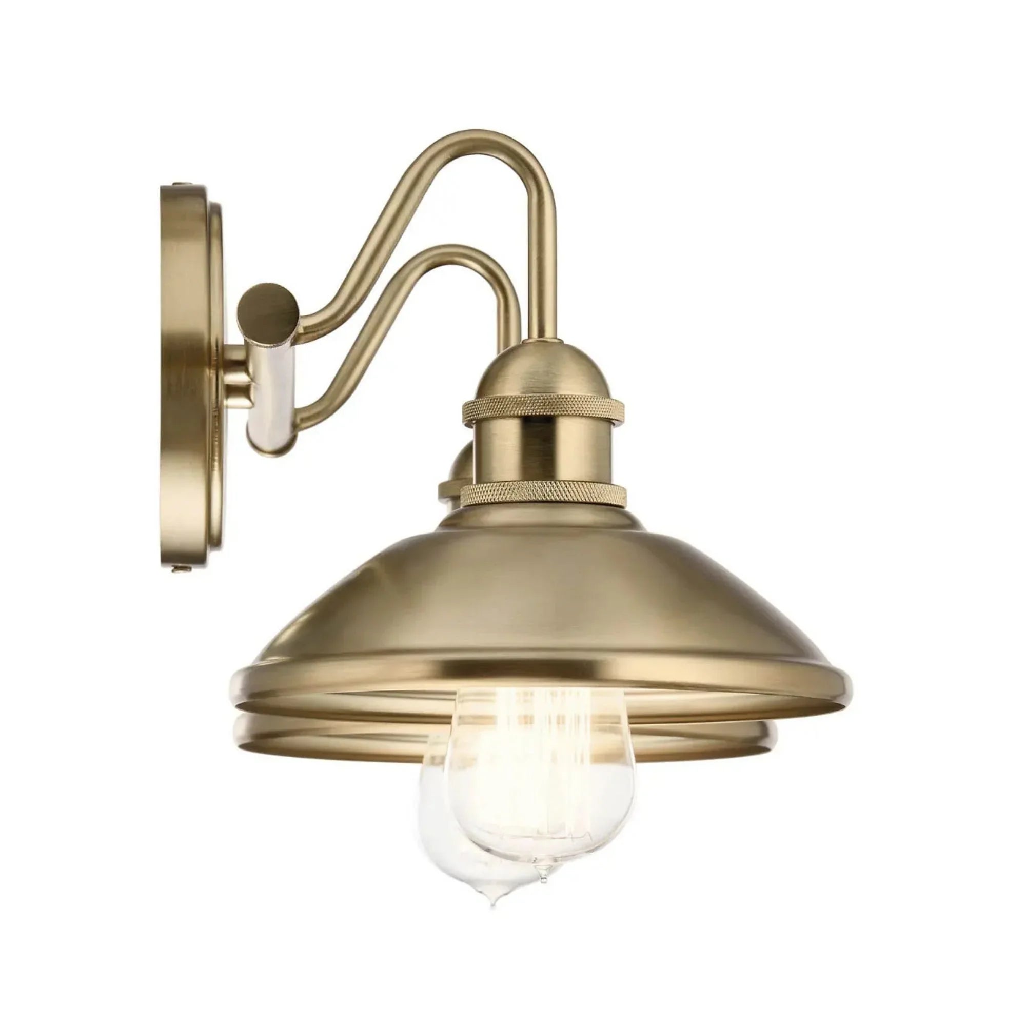Kichler Clyde 17 in. 2-Light Vanity Light, Champagne Bronze