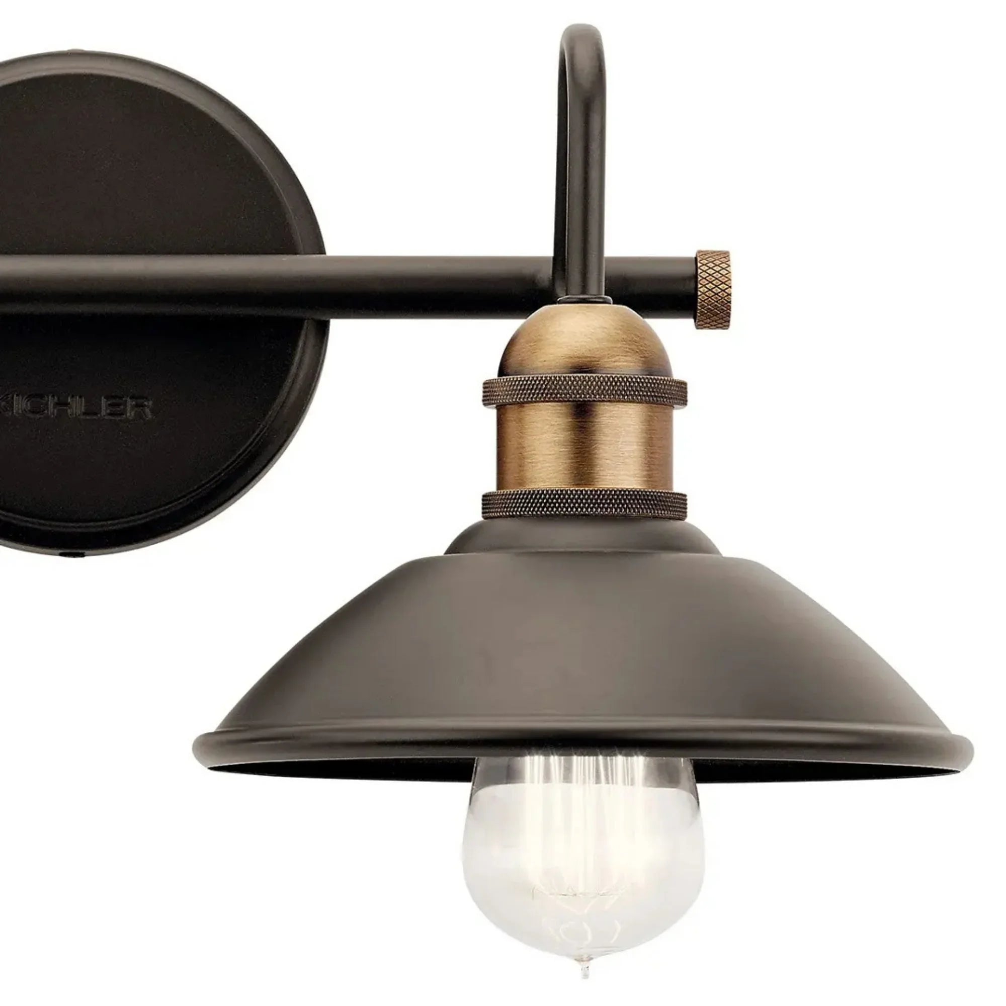 Kichler Clyde 17 in. 2-Light Vanity Light, Olde Bronze