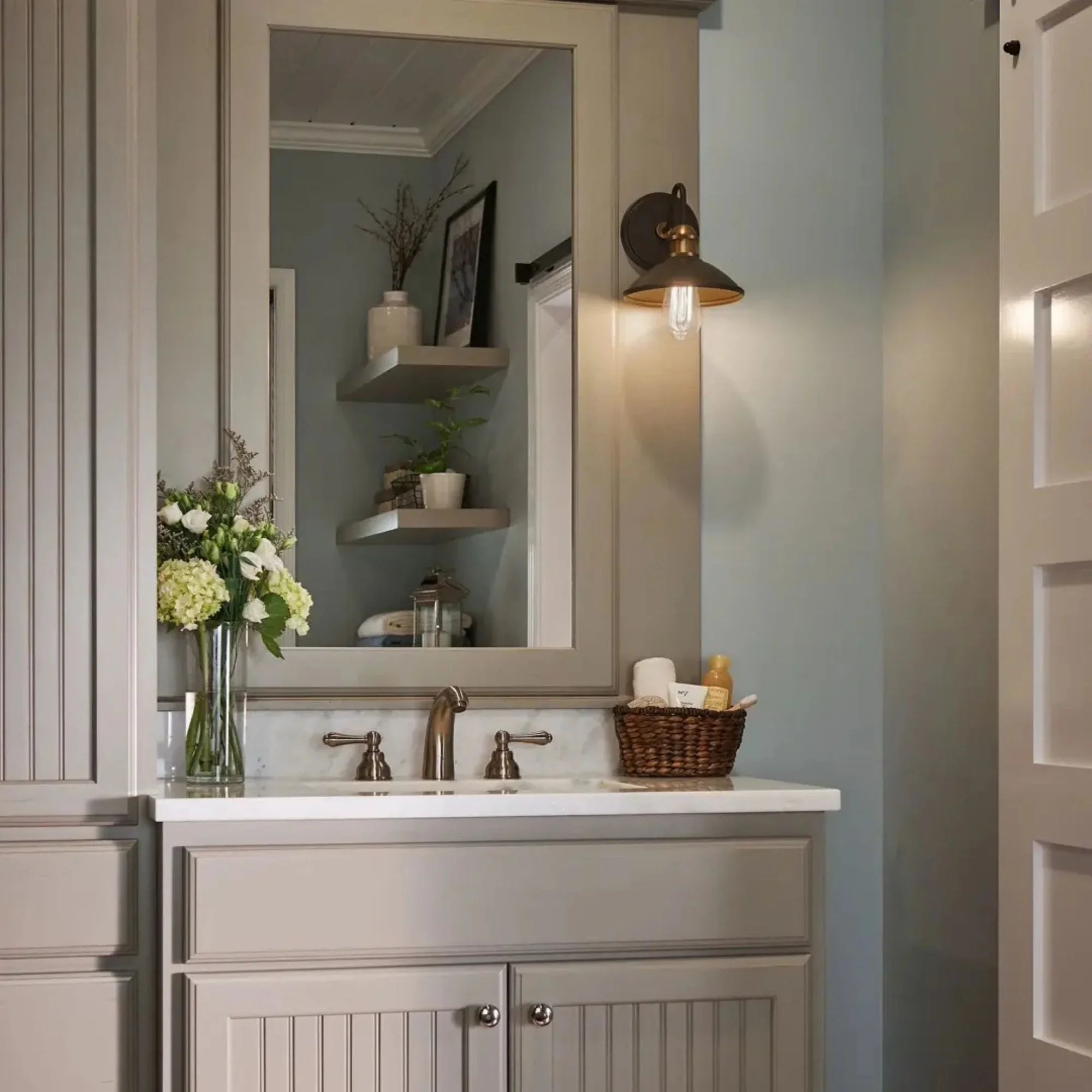 Clyde 8" Wall Sconce, Olde Bronze Finish