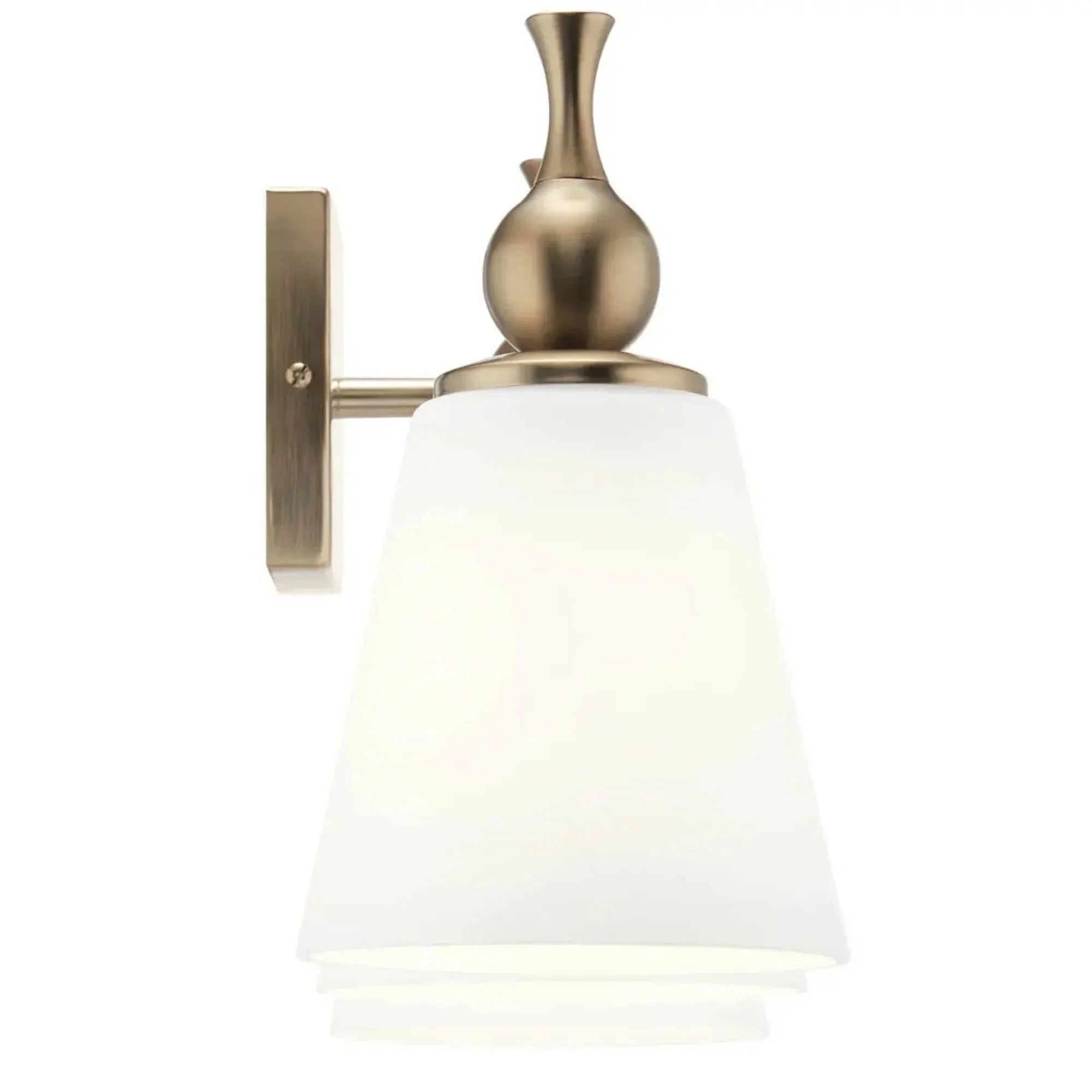 Kichler Cosabella 24 in. 3-Light Vanity Light, Champagne Bronze with Satin Etched Case Opal Glass