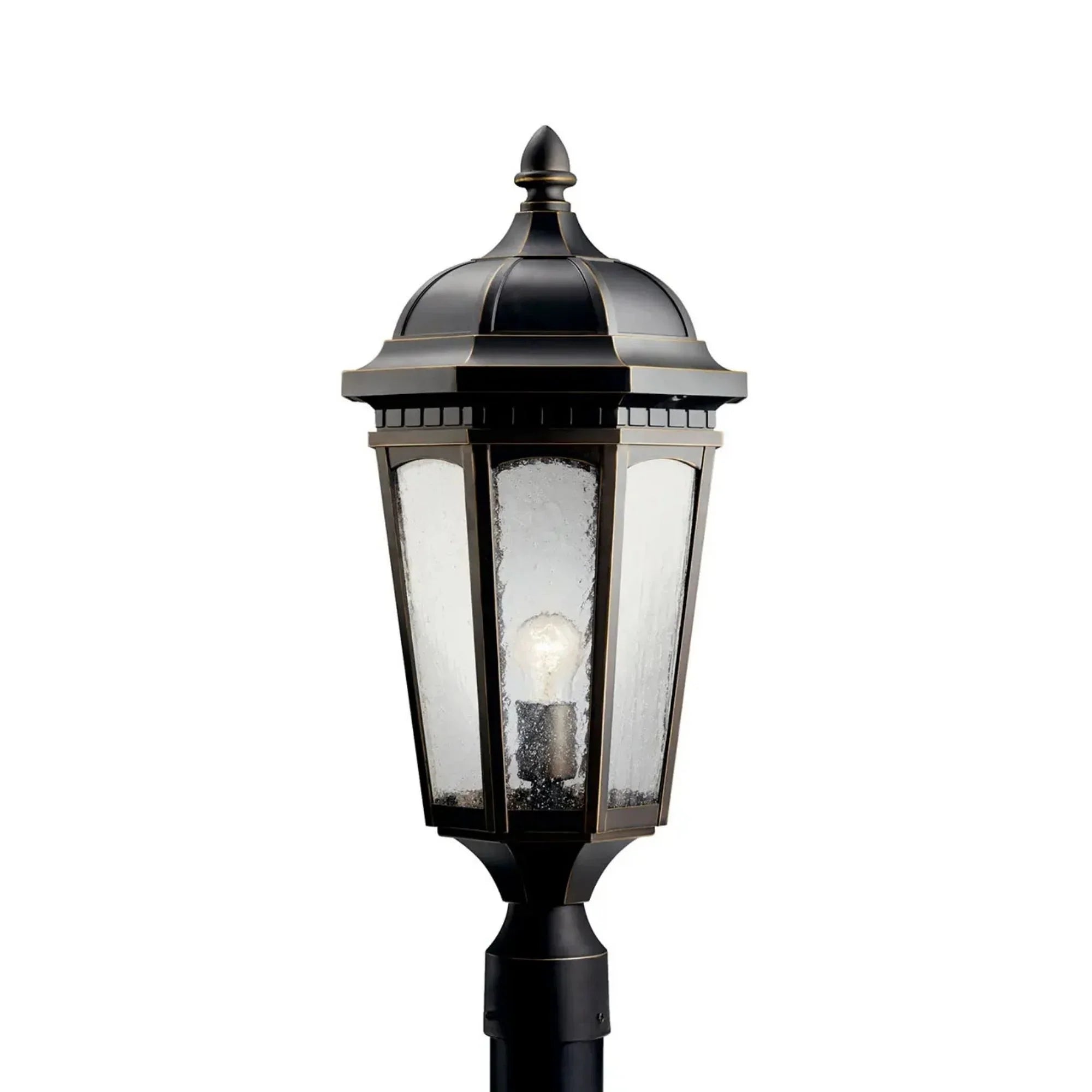 Courtyard 24" Outdoor Post Light, Rubbed Bronze Finish