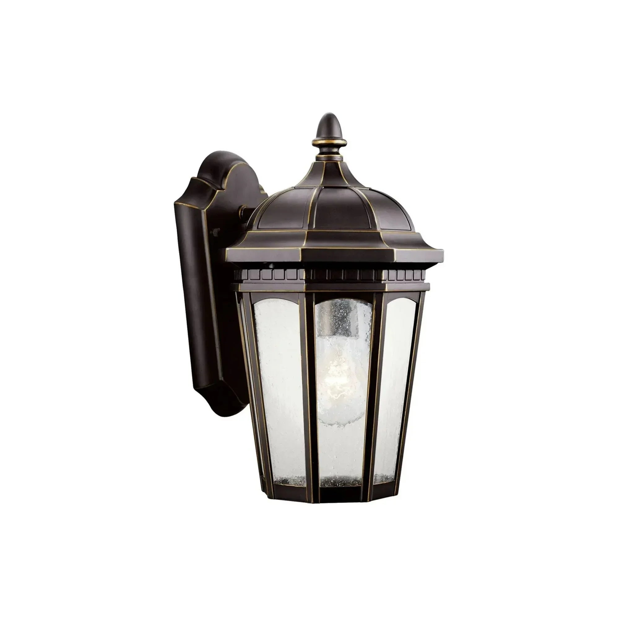Courtyard 11" Outdoor Wall Light, Rubbed Bronze Finish