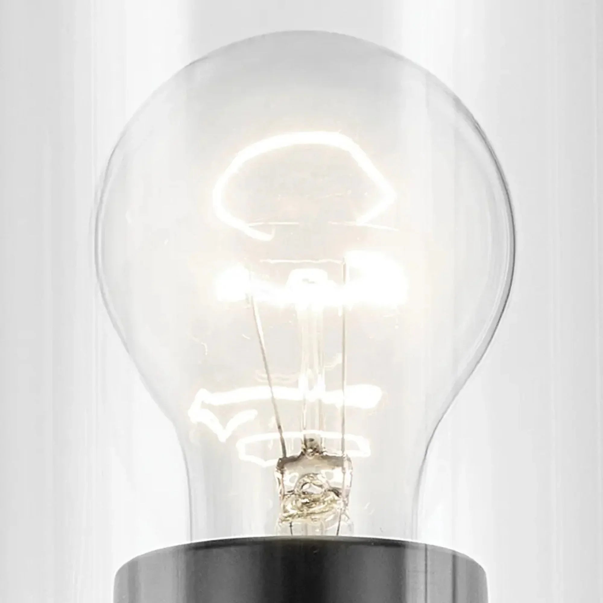 Crosby 23" 3-Light Bath Vanity Light, Black Finish, Etched Glass