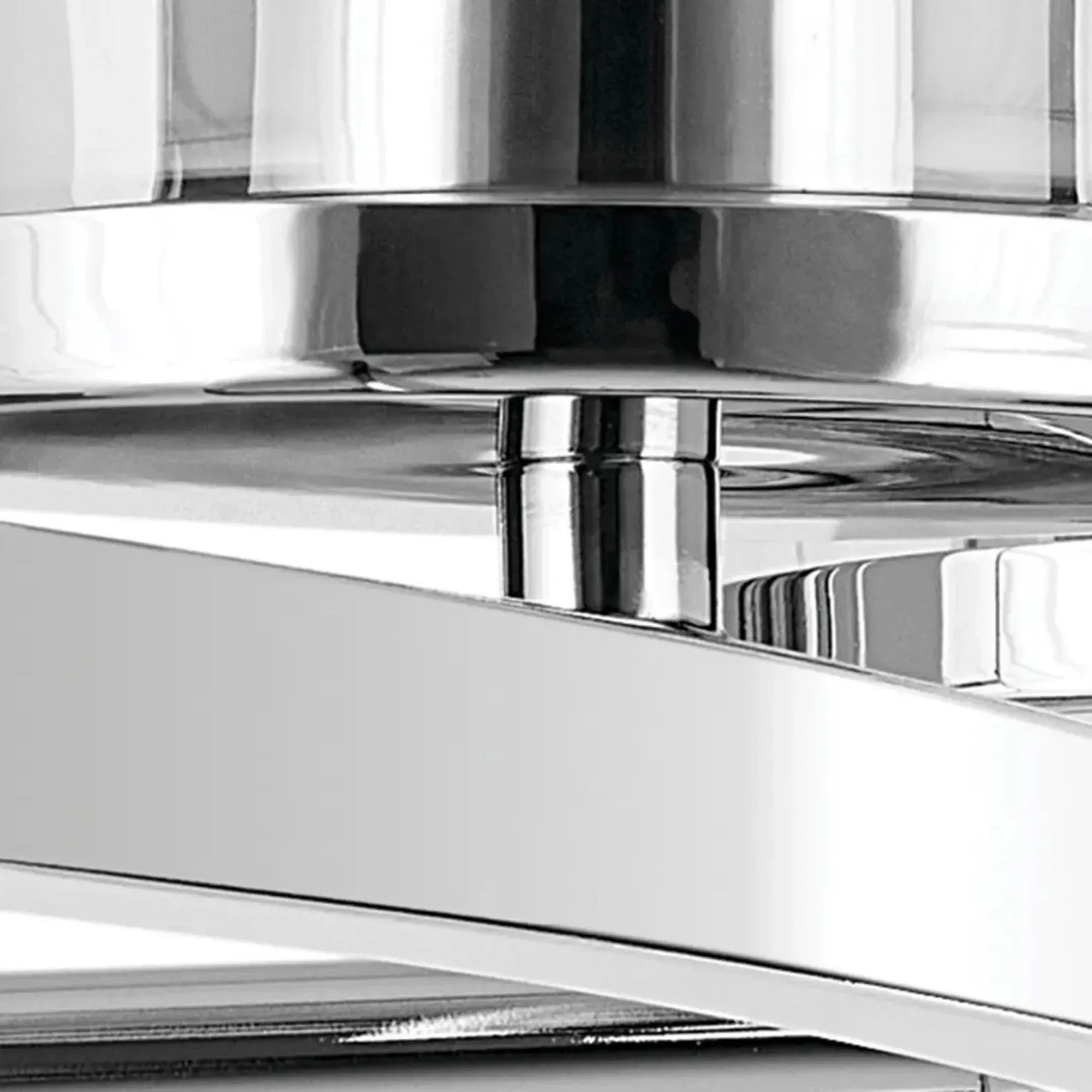 Crosby 23" 3-Light Bath Vanity Light, Chrome Finish, Clear Glass