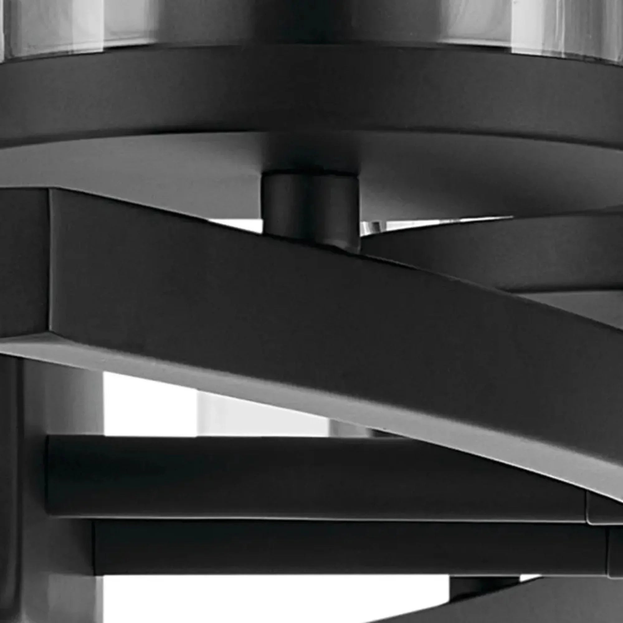 Crosby 31" 4-Light Bath Vanity Light, Black Finish, Clear Glass