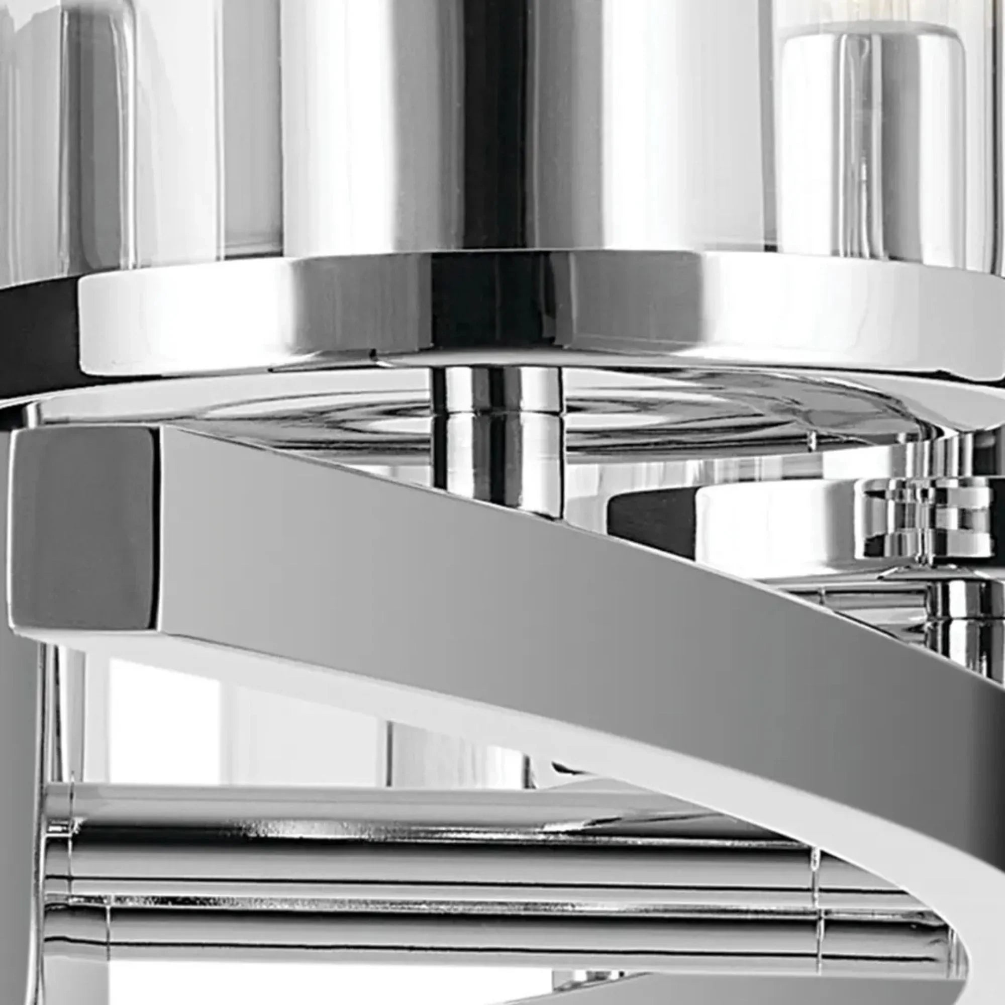 Crosby 31" 4-Light Bath Vanity Light, Chrome Finish, Clear Glass