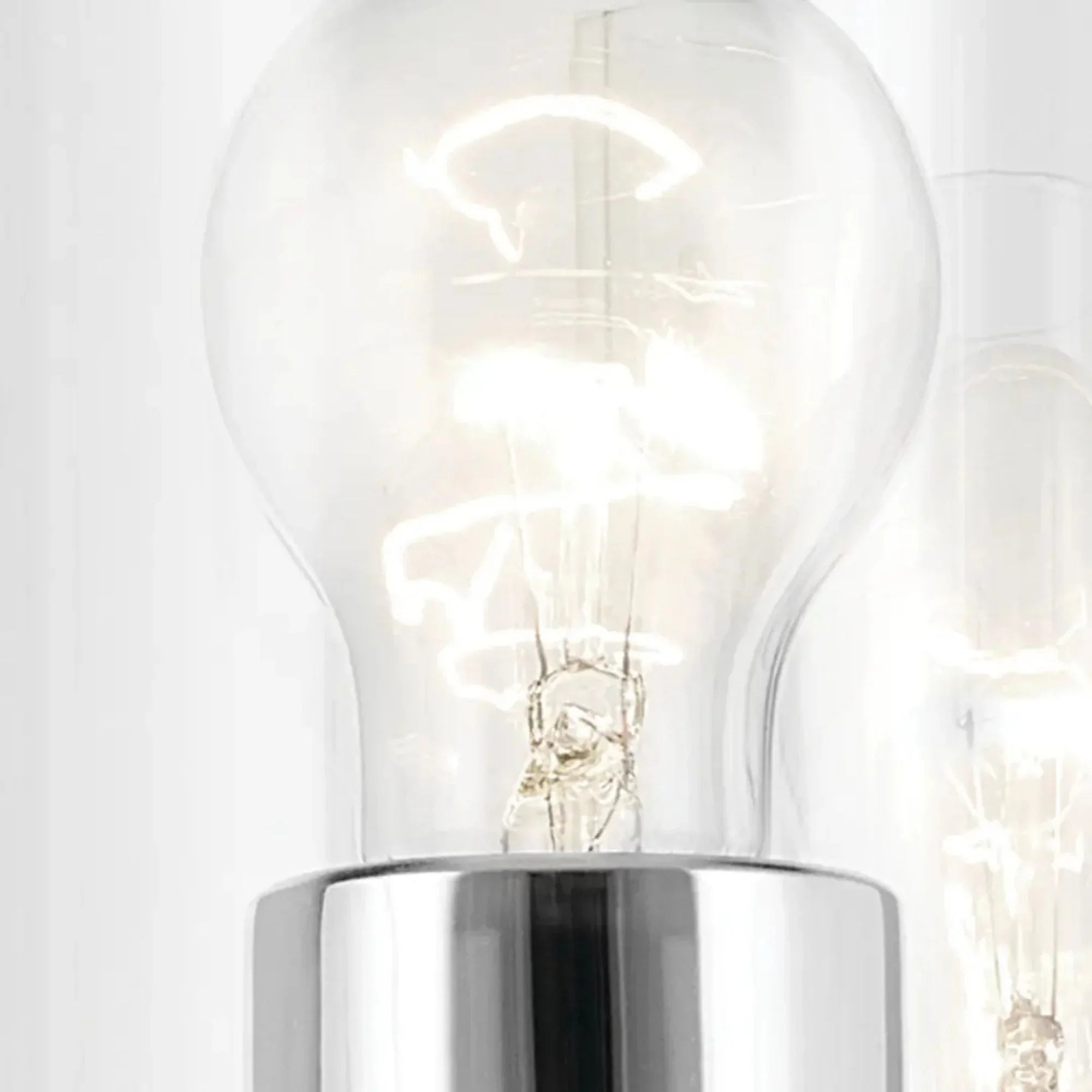 Crosby 31" 4-Light Bath Vanity Light, Chrome Finish, Clear Glass