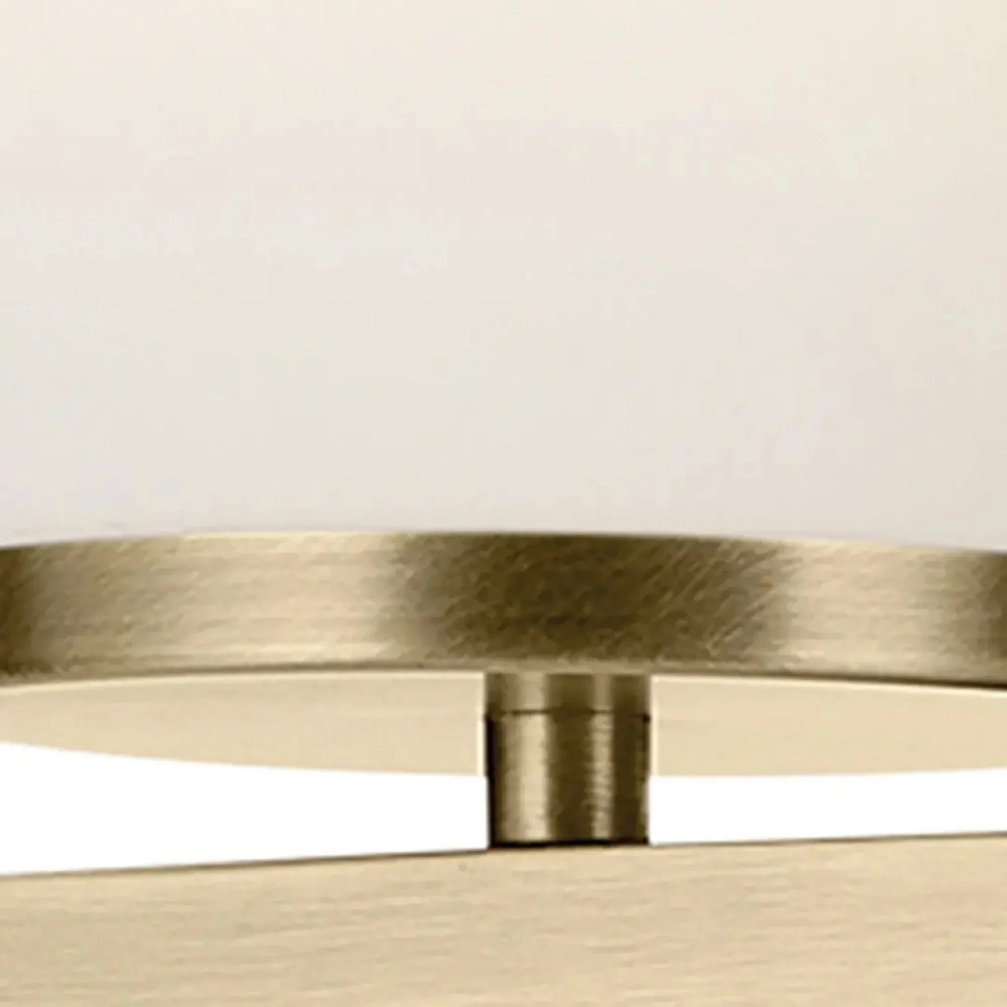 Crosby 31" 4-Light Bath Vanity Light, Natural Brass Finish, Etched Glass