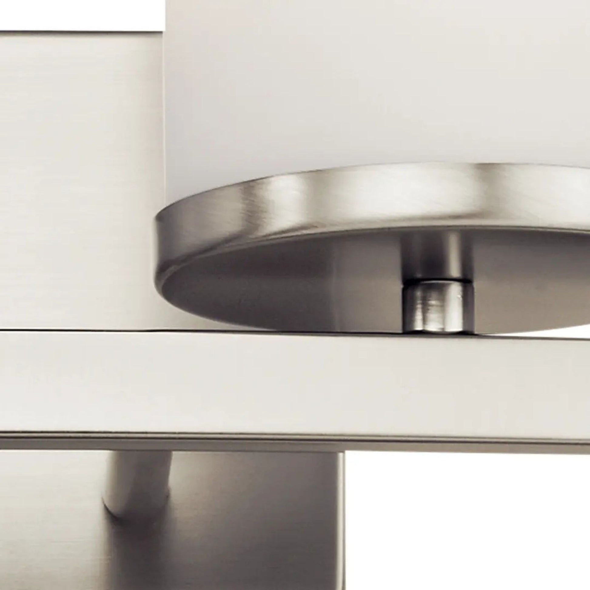Crosby 31" 4-Light Bath Vanity Light, Brushed Nickel Finish, Etched Glass - Bees Lighting