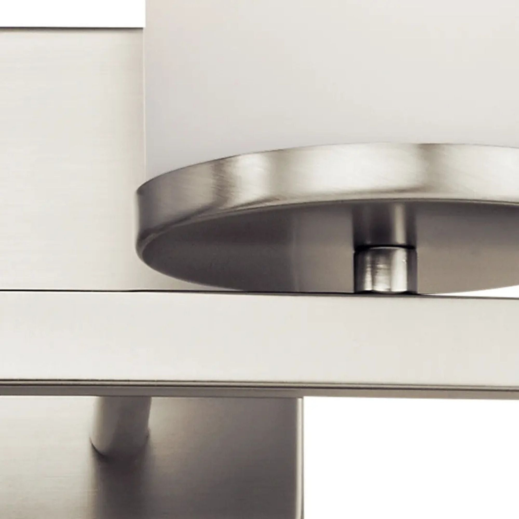Crosby 31" 4-Light Bath Vanity Light, Brushed Nickel Finish, Etched Glass - Bees Lighting