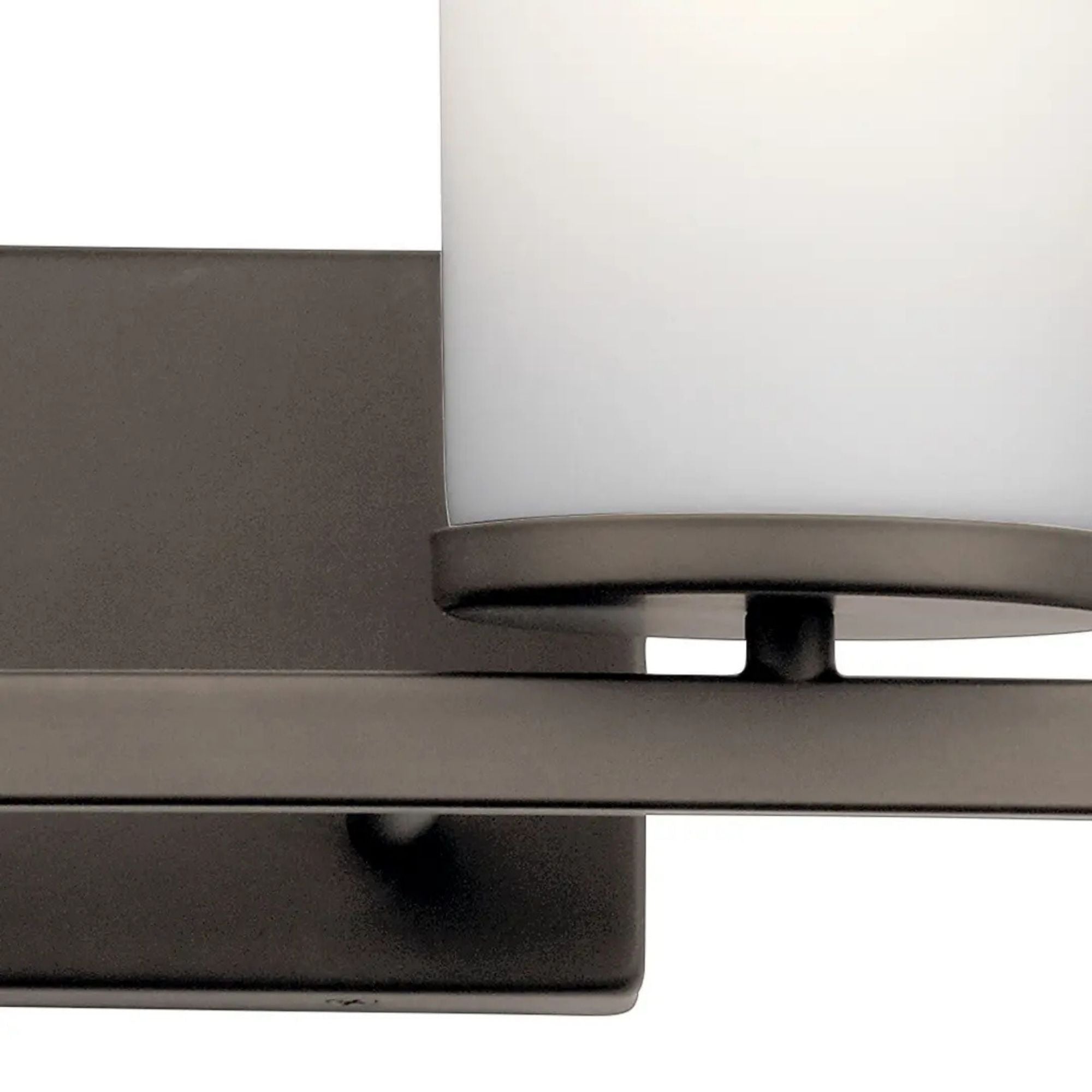 Crosby 31" 4-Light Bath Vanity Light, Olde Bronze Finish, Etched Glass