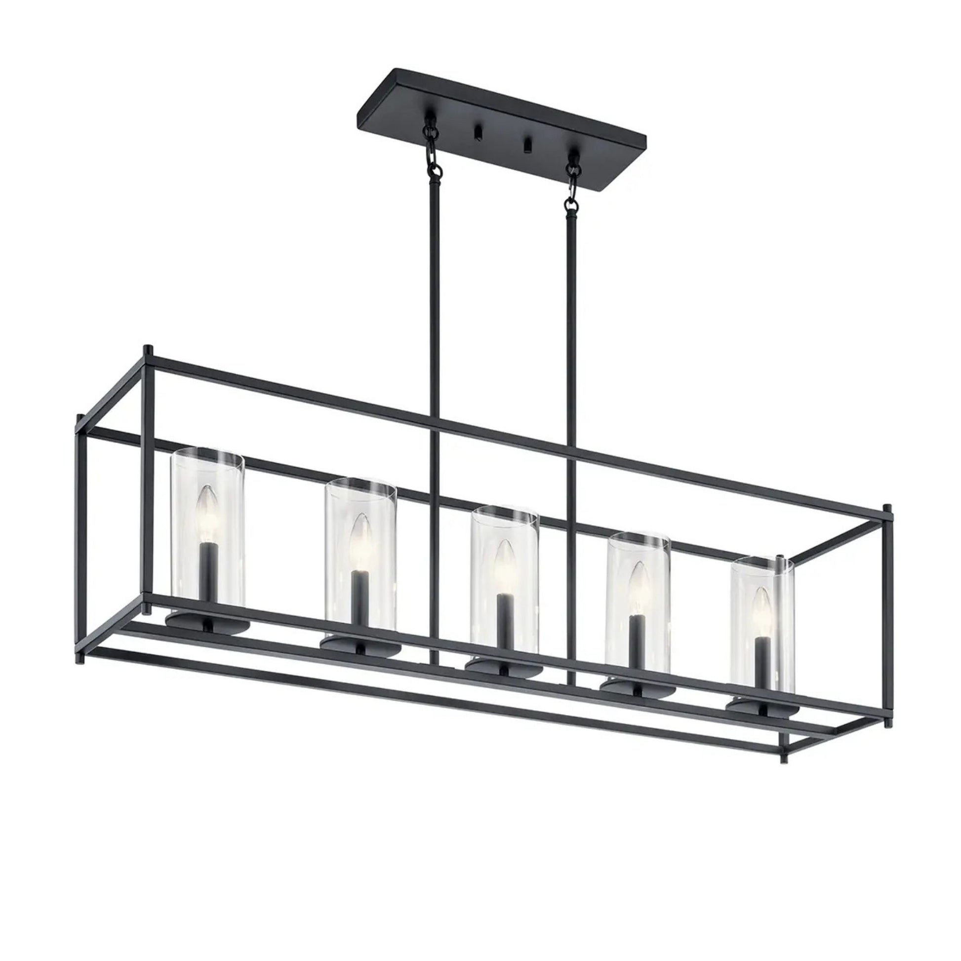 Crosby 42" 5-Light Linear Chandelier - Bees Lighting