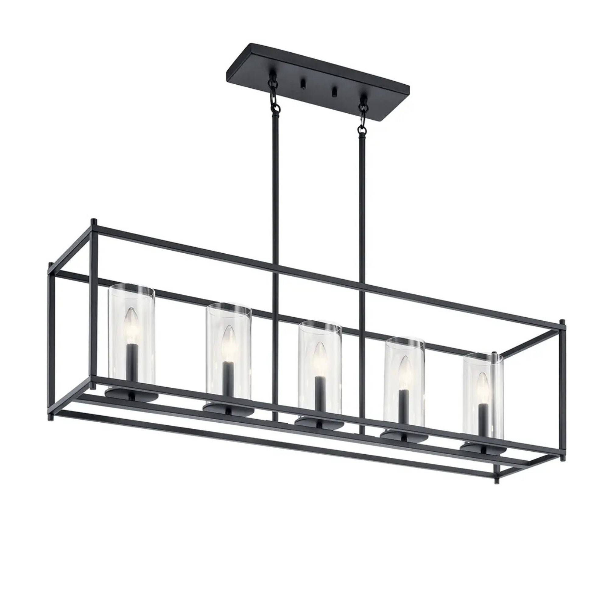 Crosby 42" 5-Light Linear Chandelier - Bees Lighting