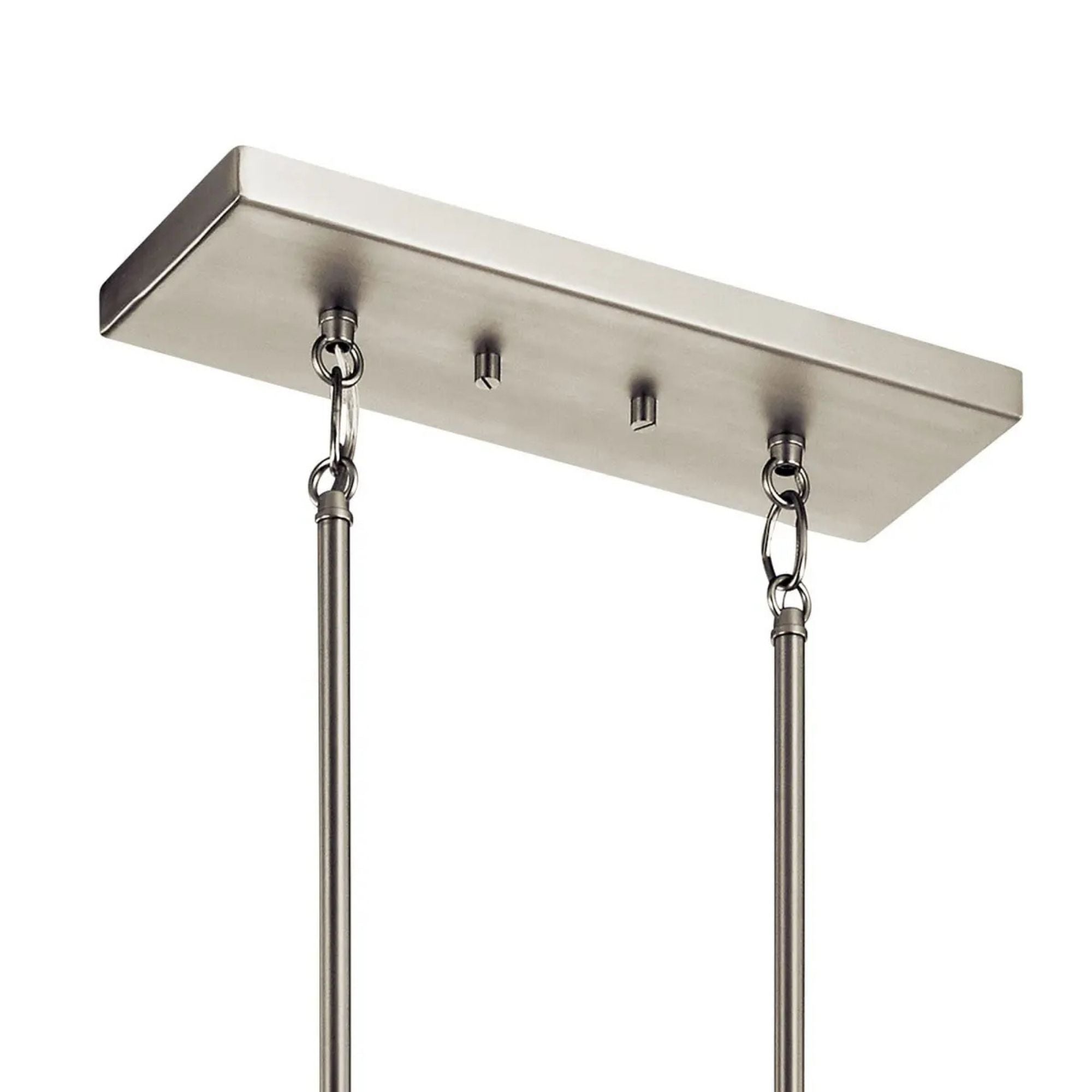 Crosby 42" 5-Light Linear Chandelier, Brushed Nickel Finish