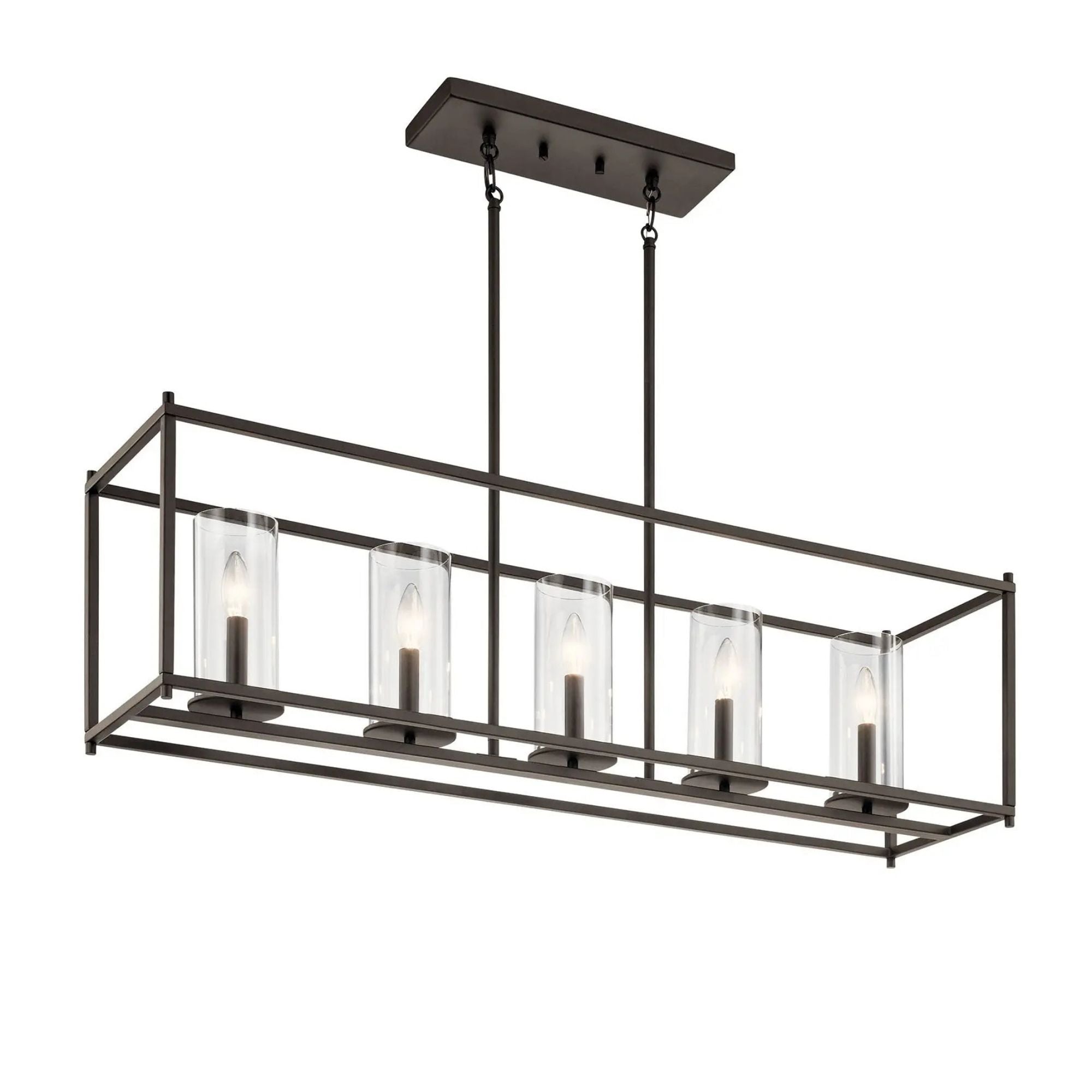 Crosby 42" 5-Light Linear Chandelier - Bees Lighting