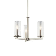 Crosby 18" 3-Light Convertible Chandelier/Semi Flush - Bees Lighting