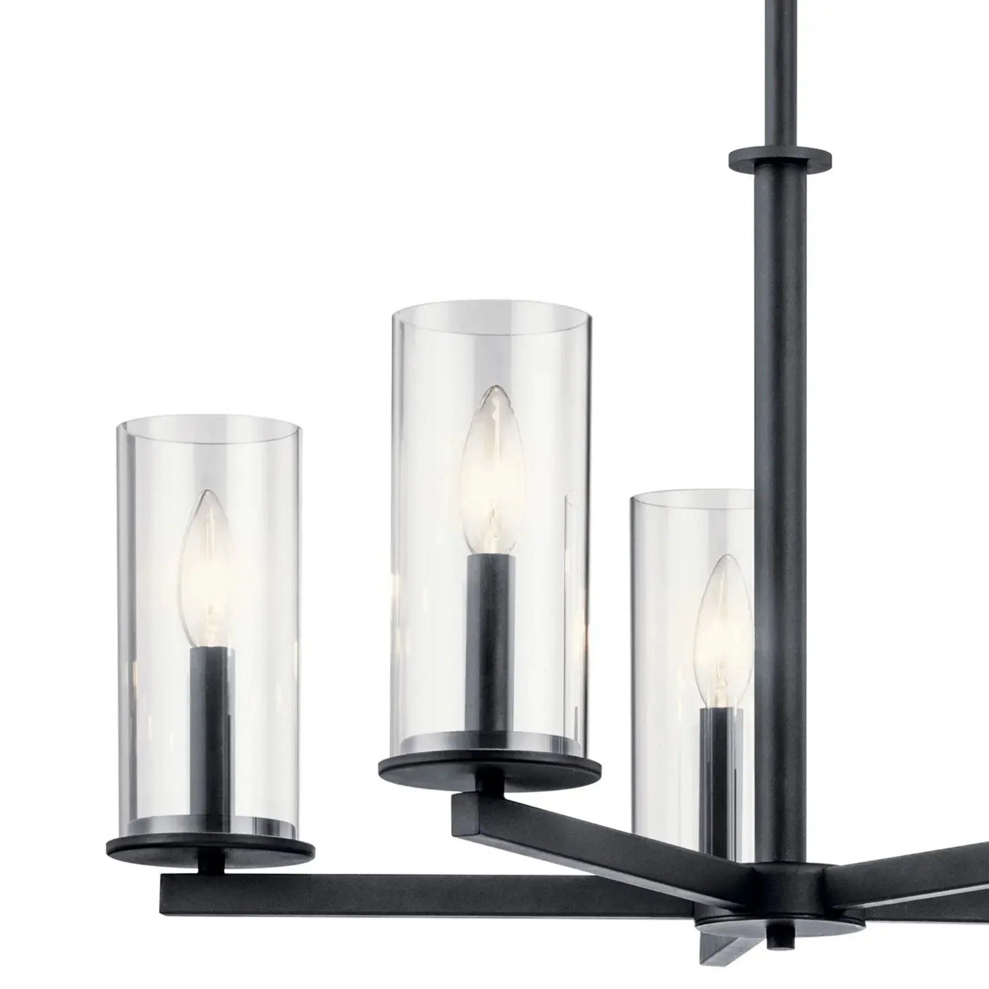 Kichler Lighting - Crosby 26" 5-Light Chandelier, Black Finish | Bees Lighting