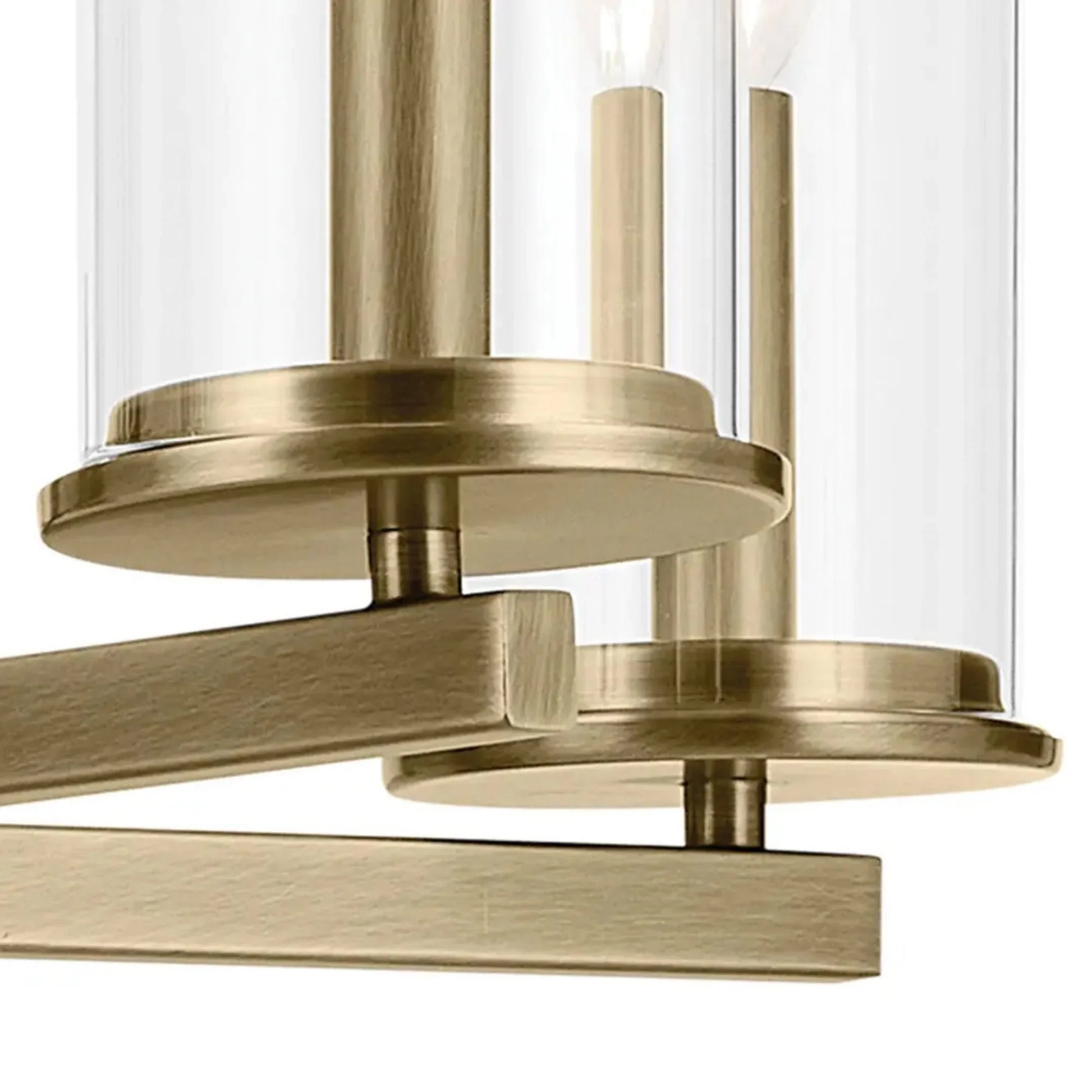 Kichler Lighting - Crosby 26" 5-Light Chandelier, Natural Brass Finish | Bees Lighting