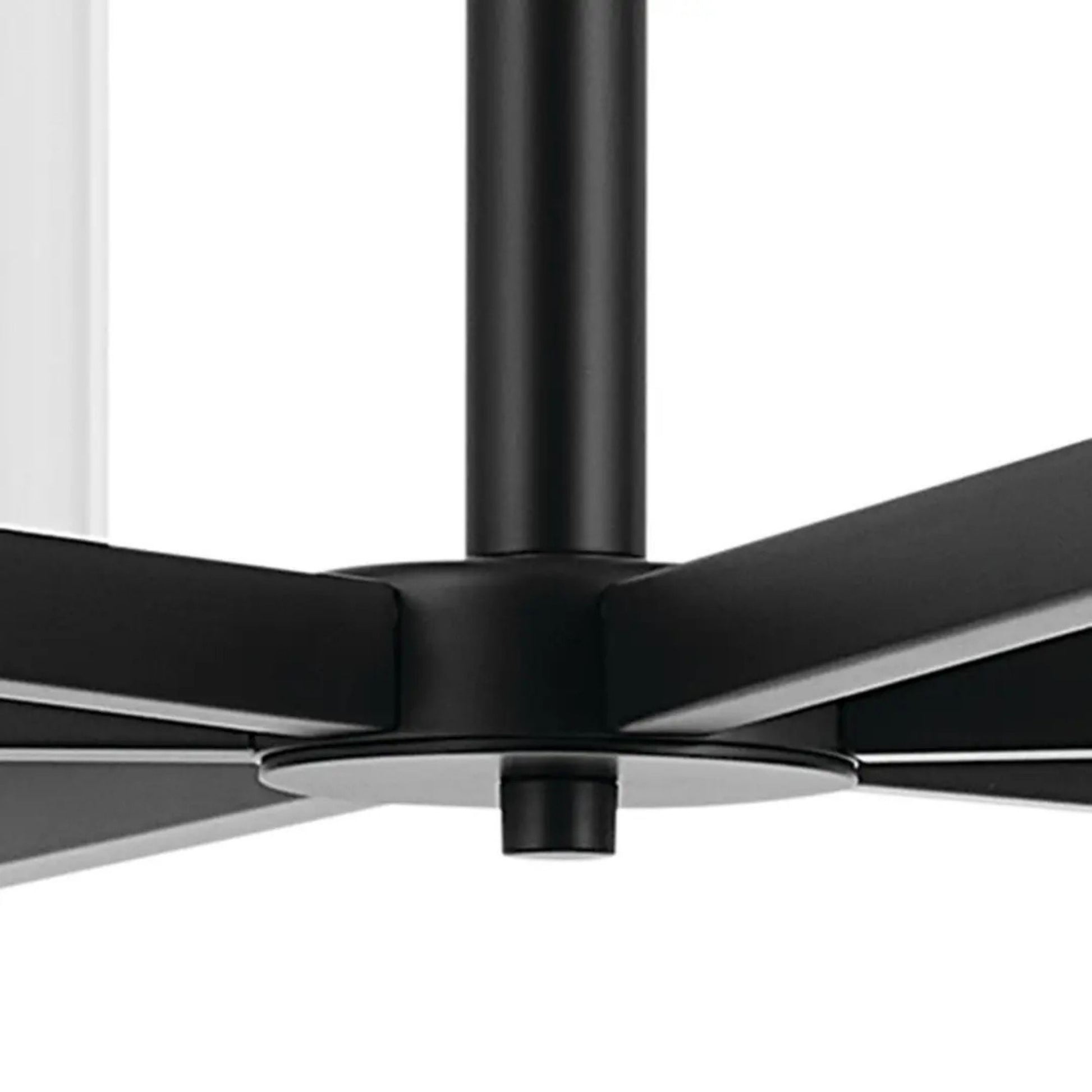 Crosby 32" 6-Light Chandelier, Black Finish - Bees Lighting