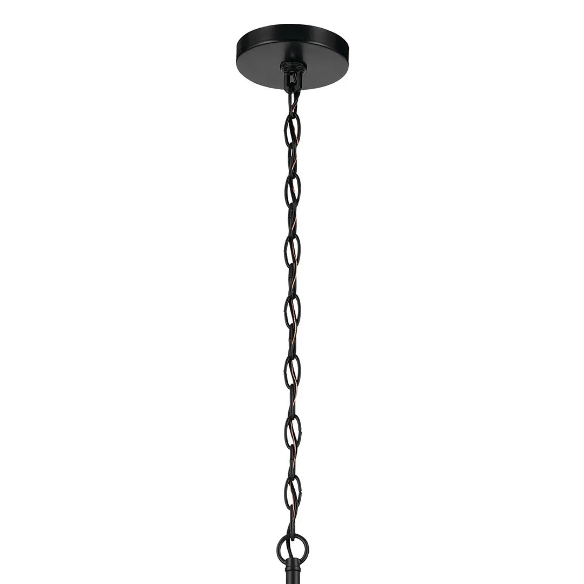 Crosby 32" 6-Light Chandelier, Black Finish - Bees Lighting