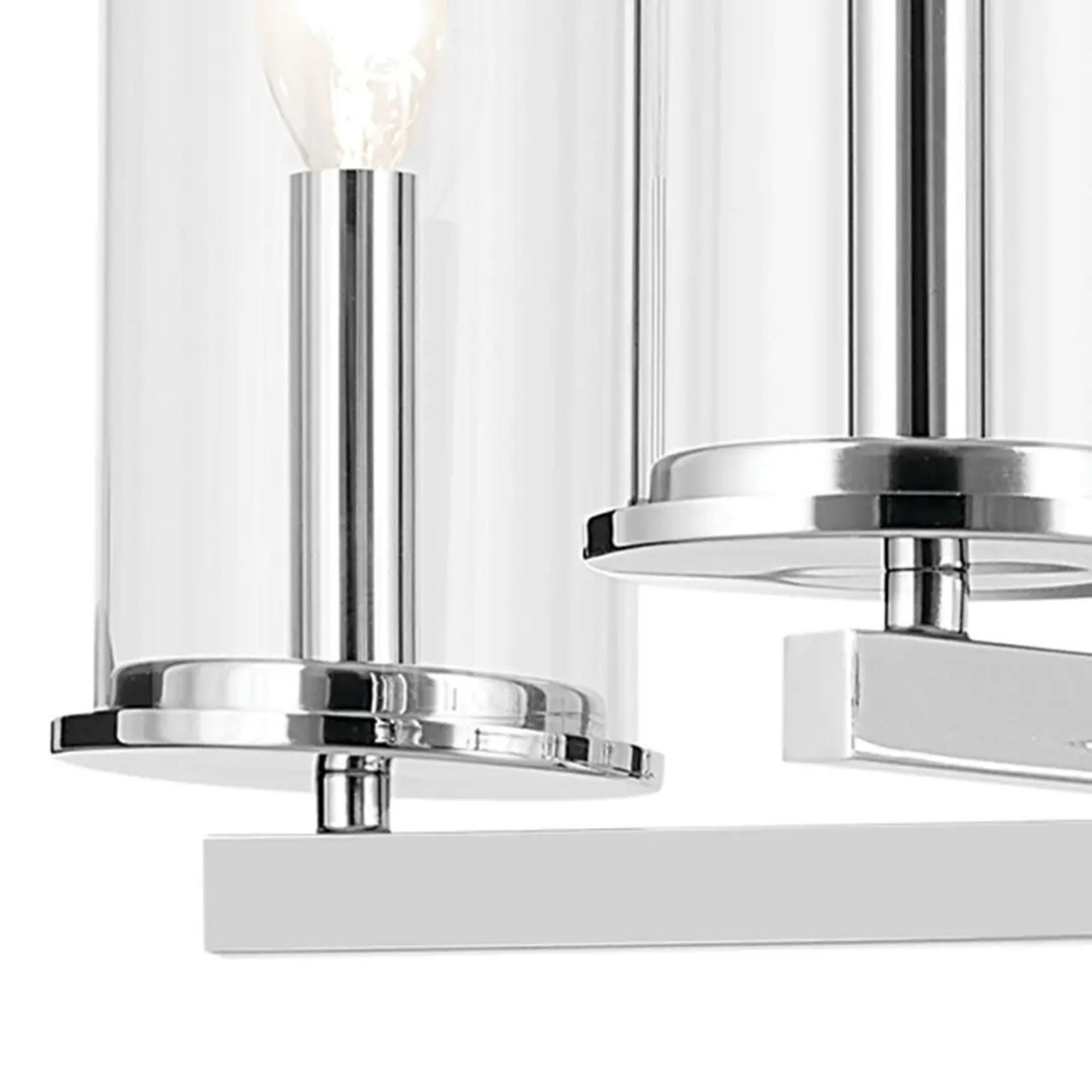 Crosby 32" 6-Light Chandelier, Chrome Finish