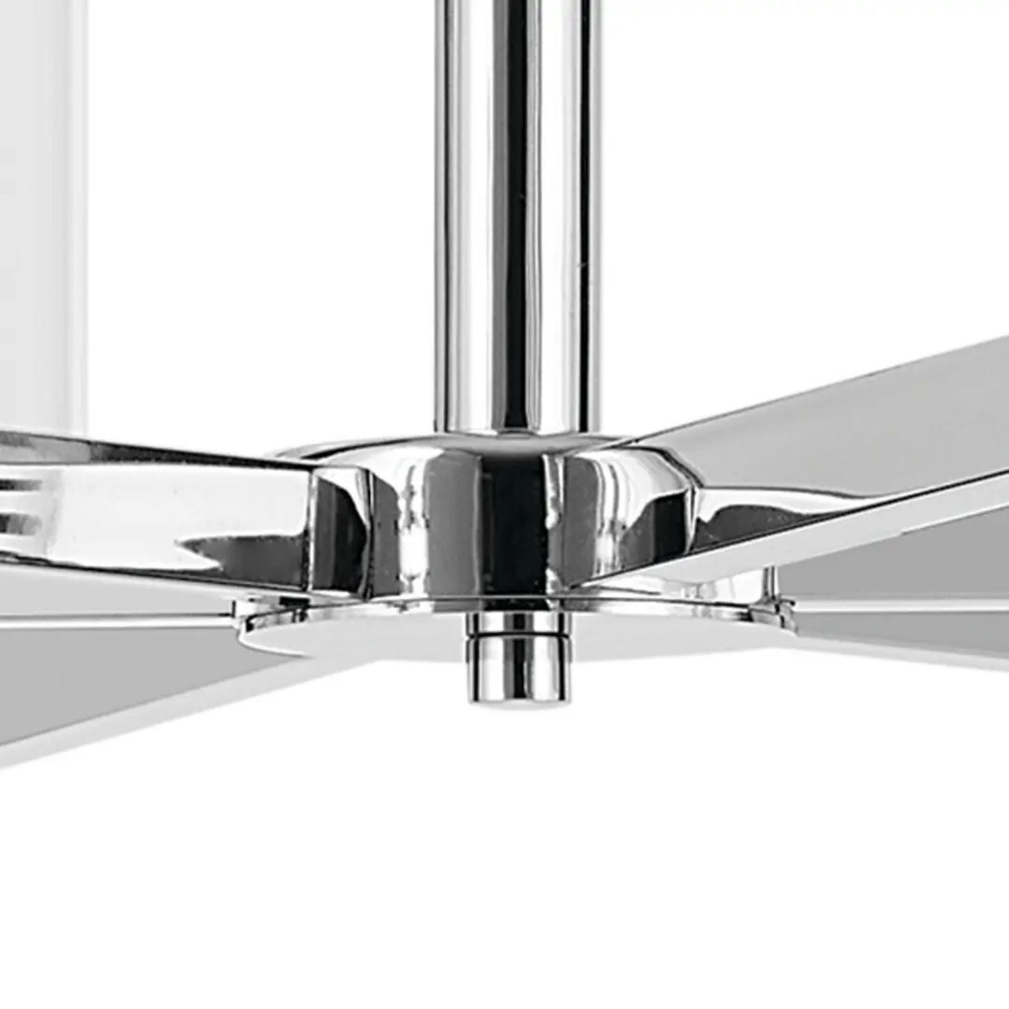 Crosby 32" 6-Light Chandelier, Chrome Finish