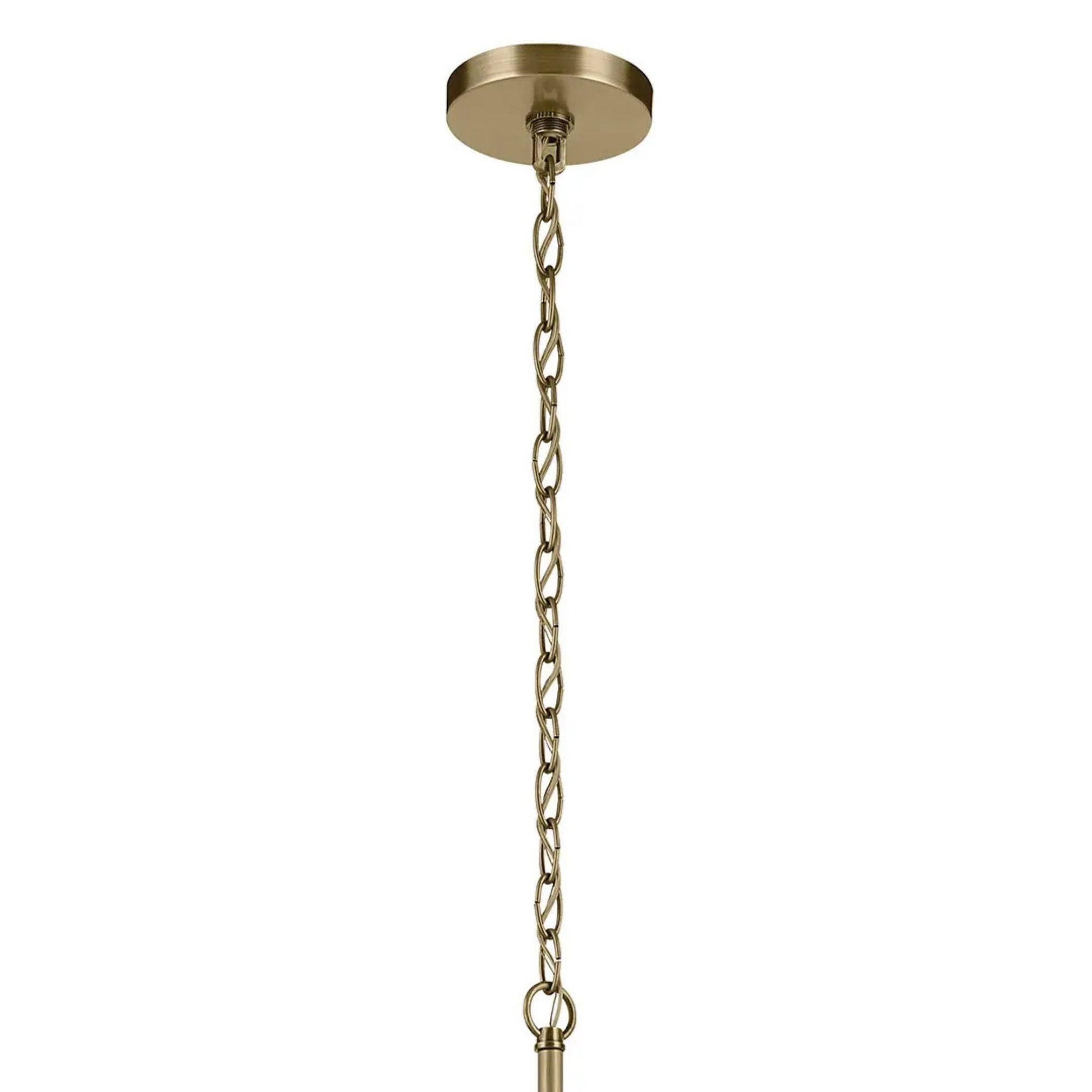 Crosby 32" 6-Light Chandelier, Natural Brass Finish - Bees Lighting