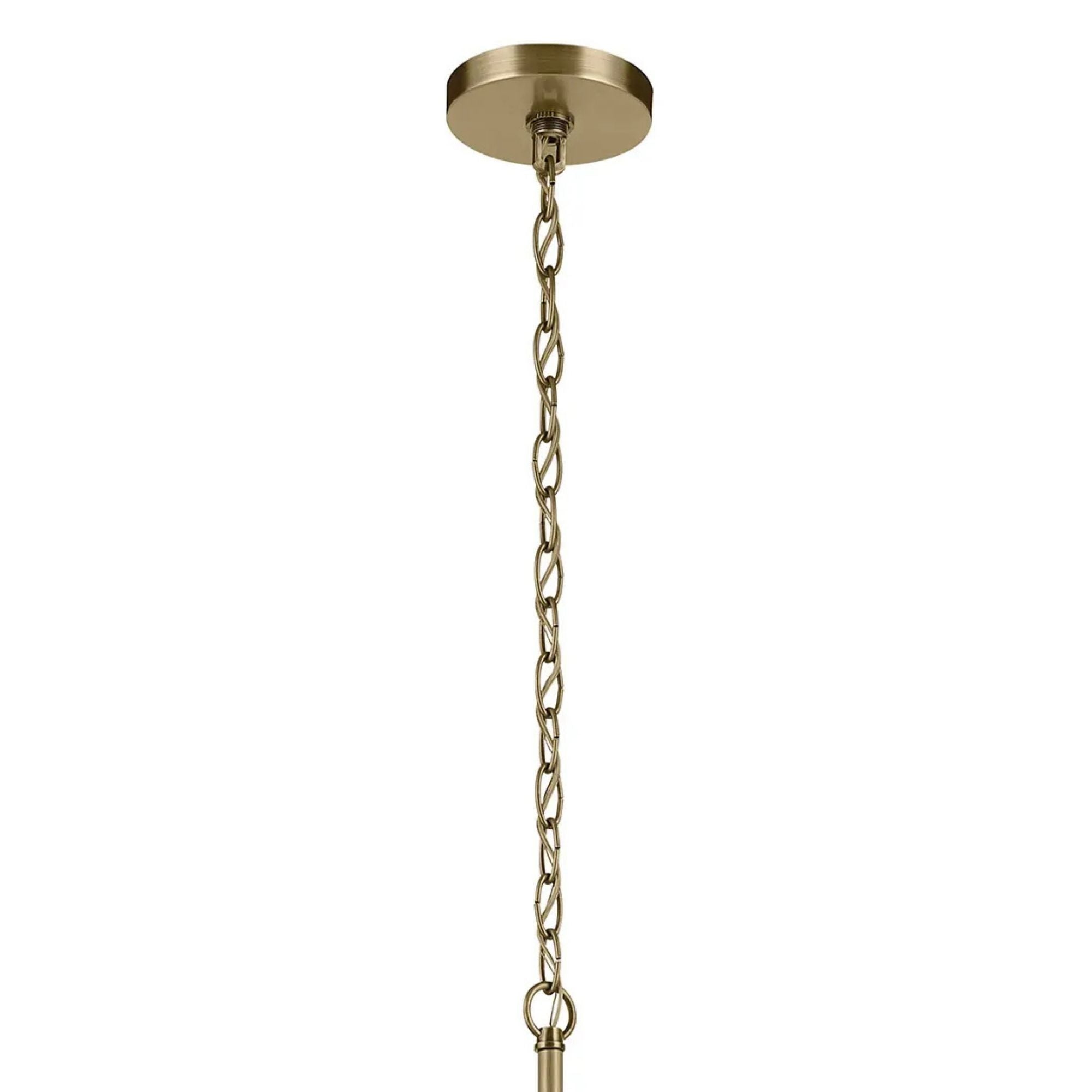 Crosby 32" 6-Light Chandelier, Natural Brass Finish - Bees Lighting
