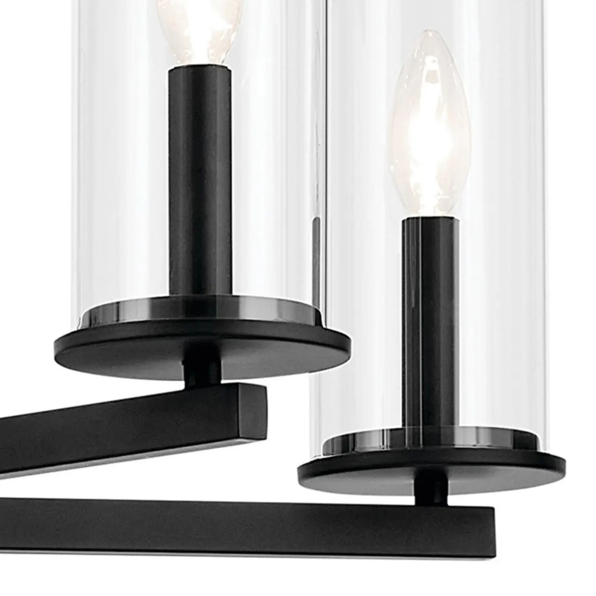 Crosby 32" 9-Light Chandelier, Black Finish