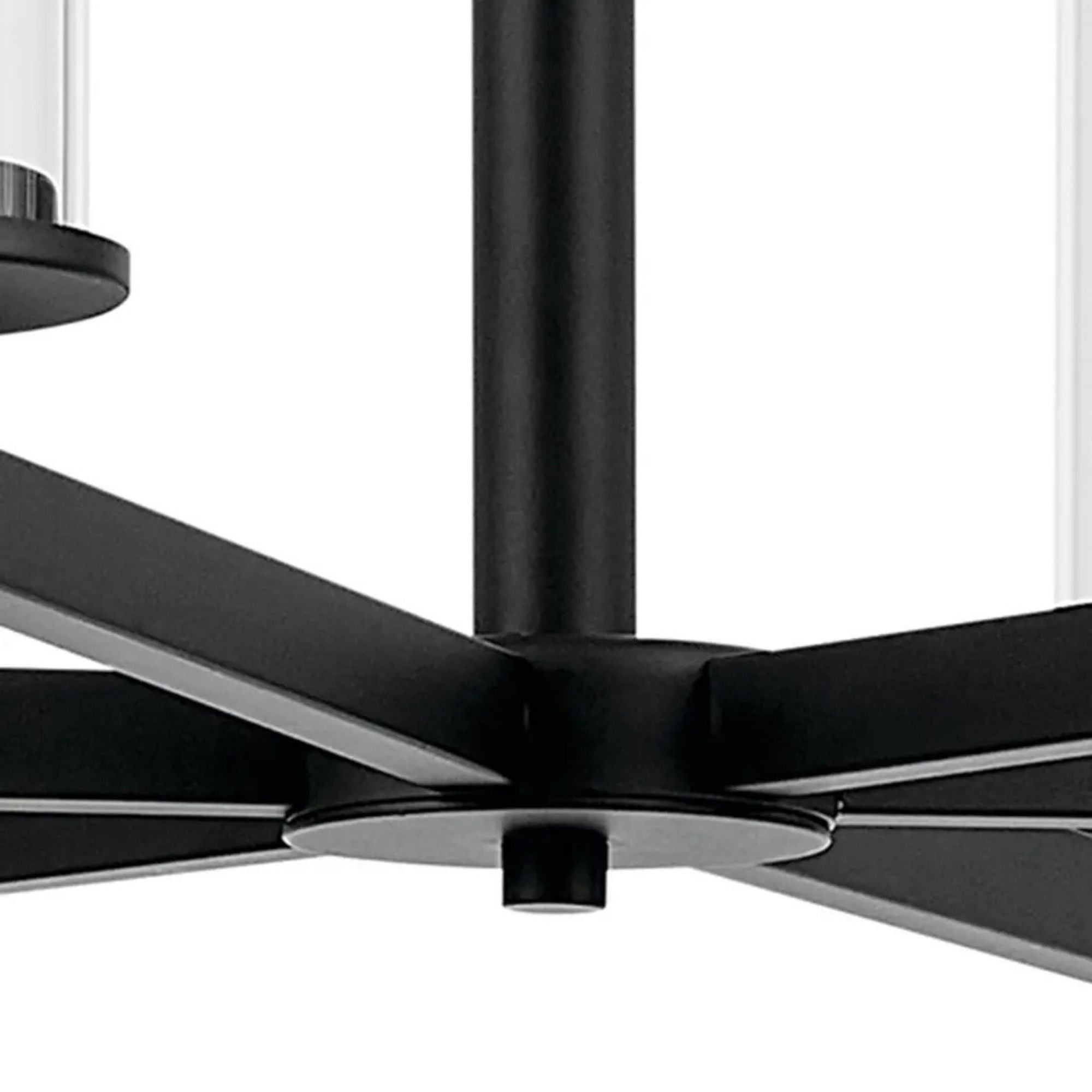 Crosby 32" 9-Light Chandelier, Black Finish