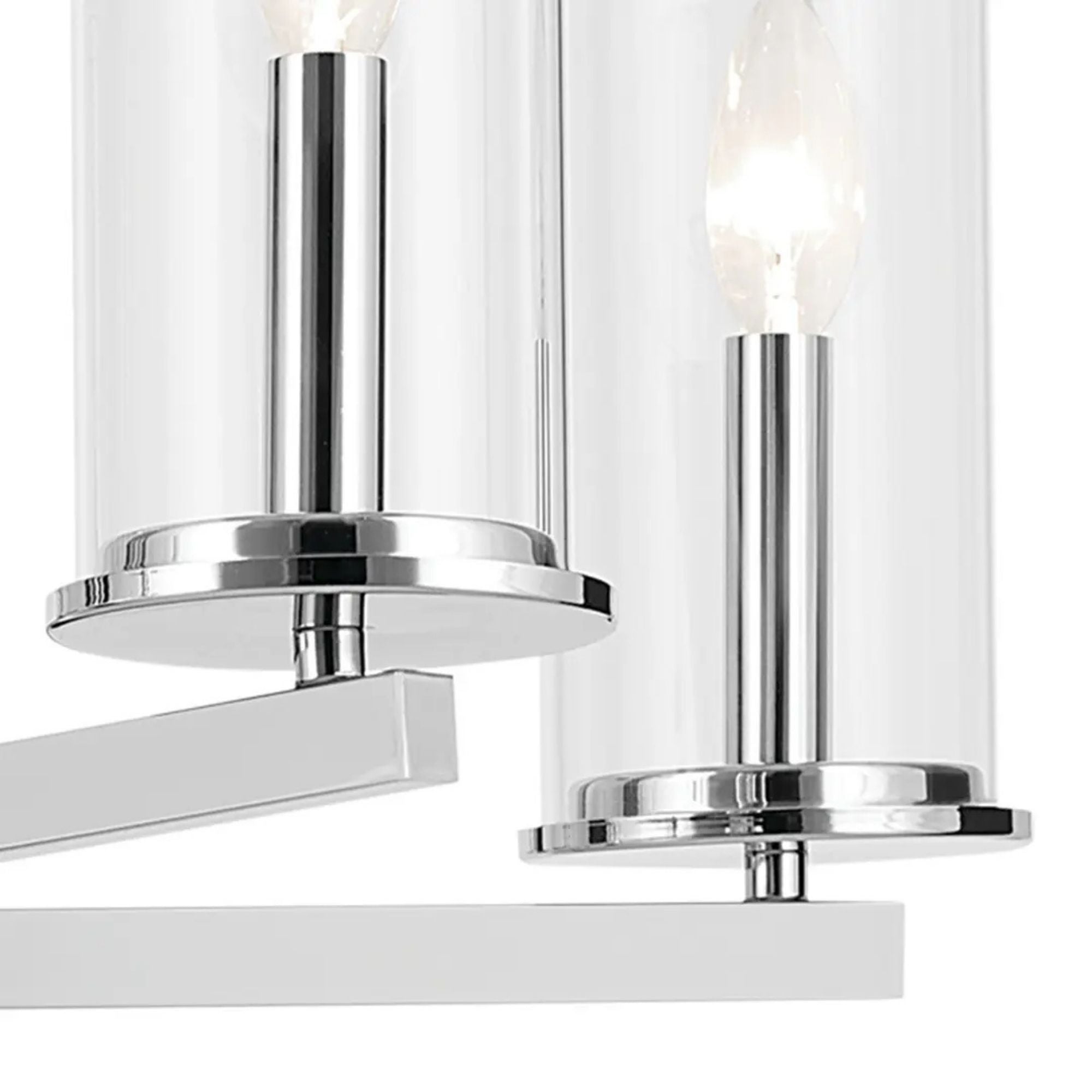 Crosby 32" 9-Light Chandelier, Chrome Finish