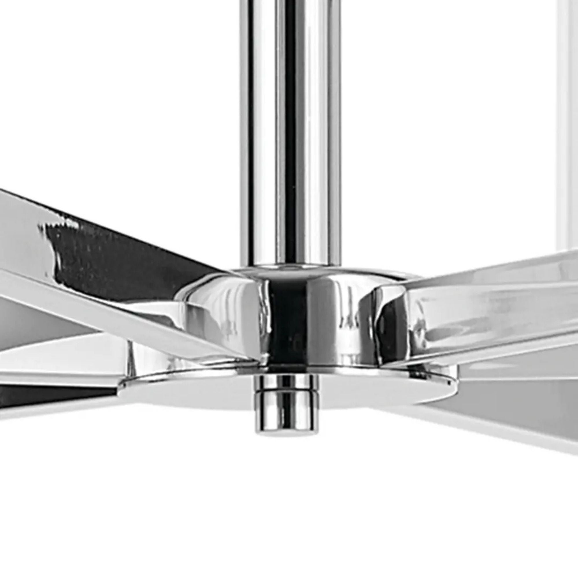 Crosby 32" 9-Light Chandelier, Chrome Finish