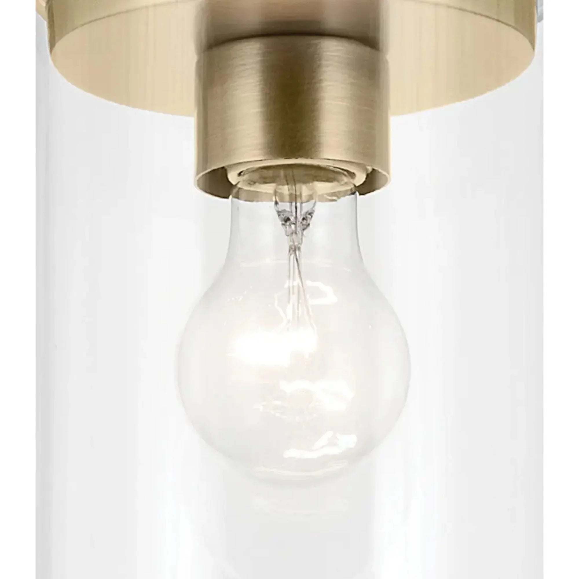 Kichler Lighting - Crosby 6" Mini Pendant, Natural Brass Finish | Bees Lighting