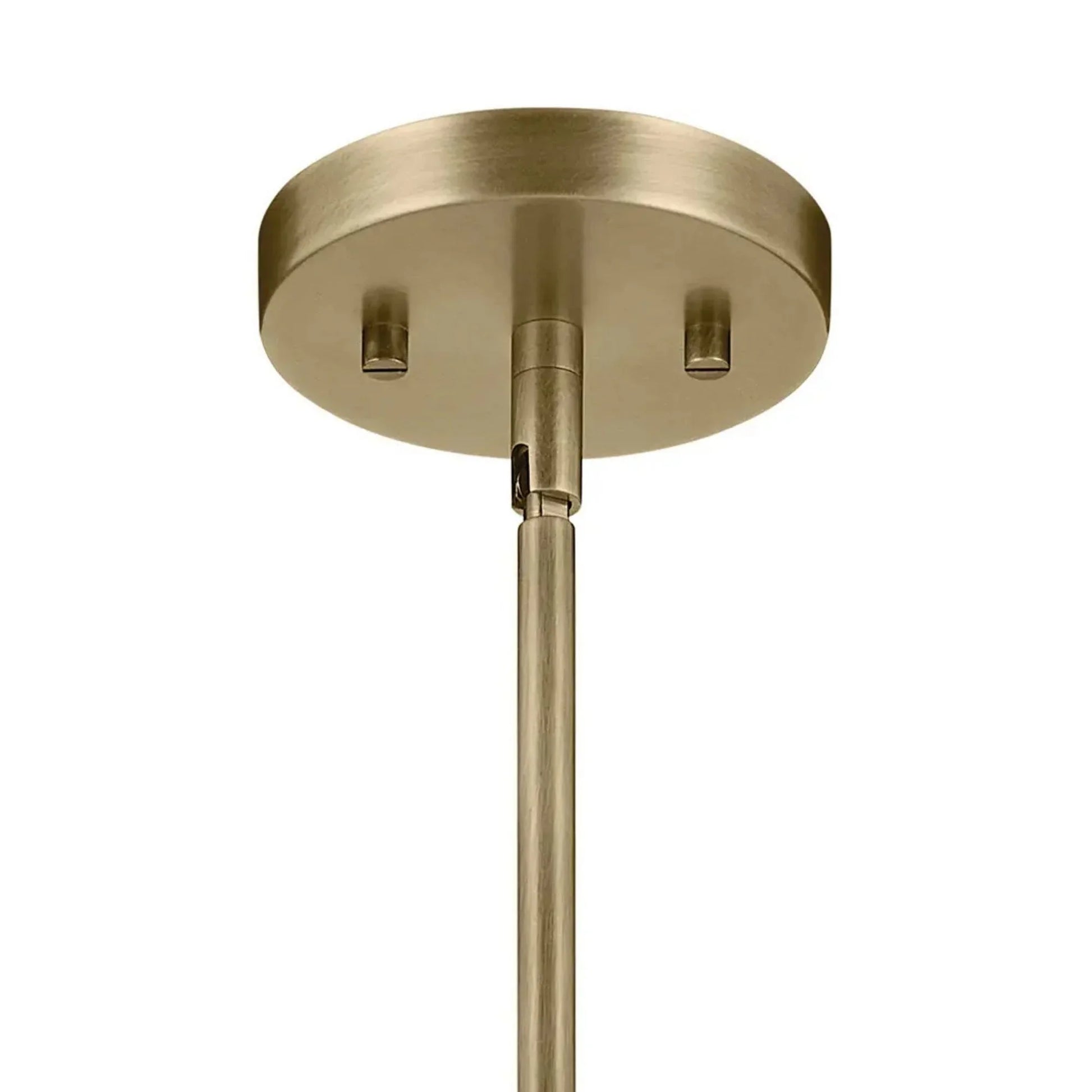 Kichler Lighting - Crosby 6" Mini Pendant, Natural Brass Finish | Bees Lighting