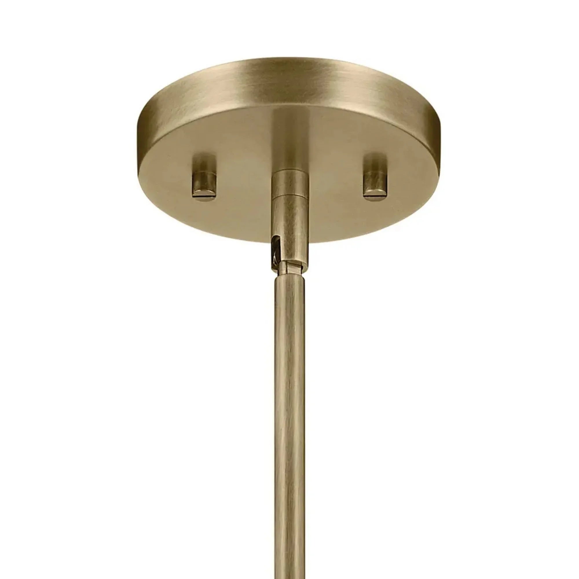 Kichler Lighting - Crosby 6" Mini Pendant, Natural Brass Finish | Bees Lighting