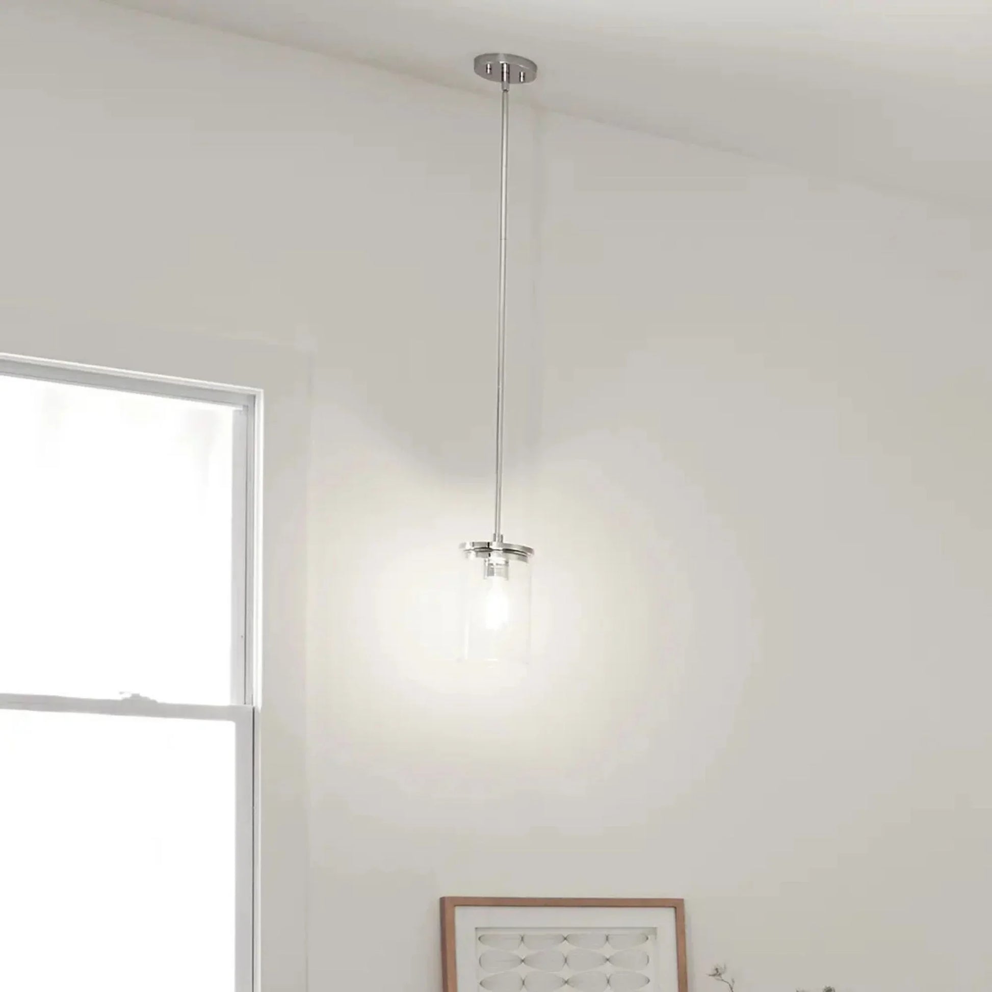 Kichler Lighting - Crosby 6" Mini Pendant, Brushed Nickel Finish | Bees Lighting