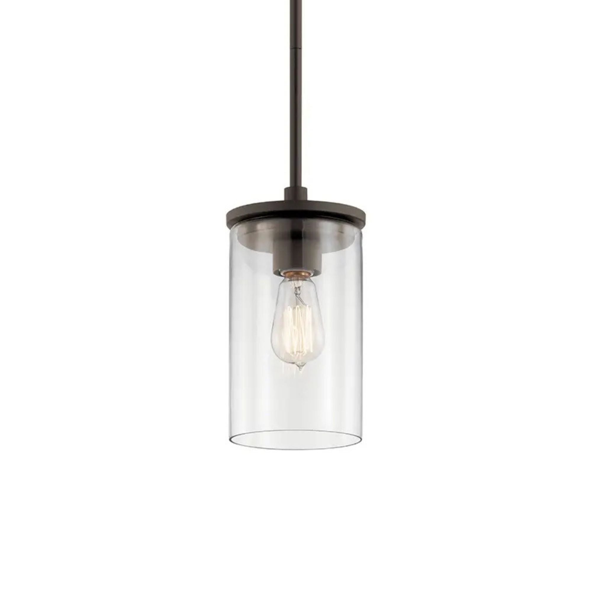 Crosby 6" Mini Pendant, Olde Bronze Finish