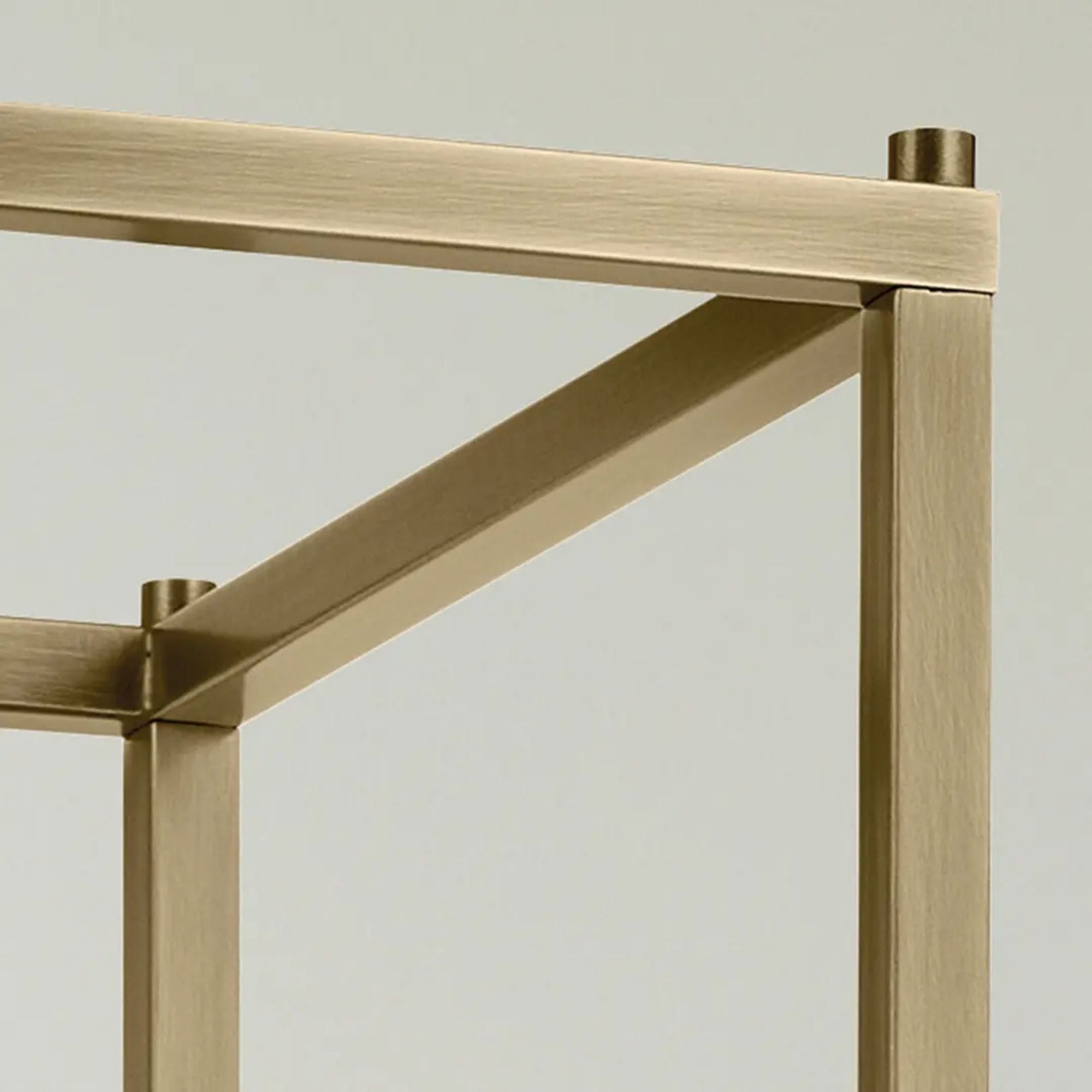 Crosby 16" 4-Light Foyer Pendant, Natural Brass Finish