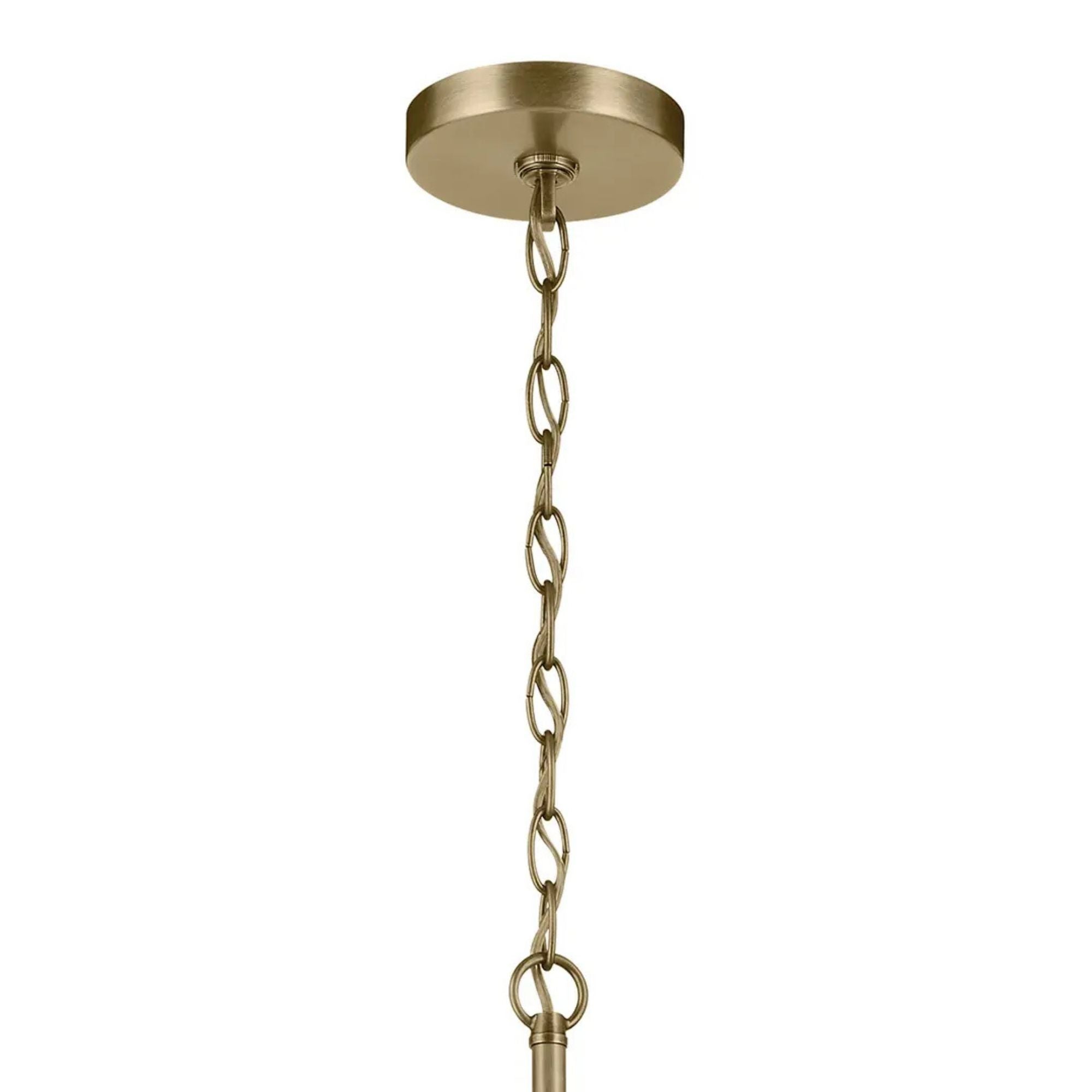 Crosby 16" 4-Light Foyer Pendant, Natural Brass Finish