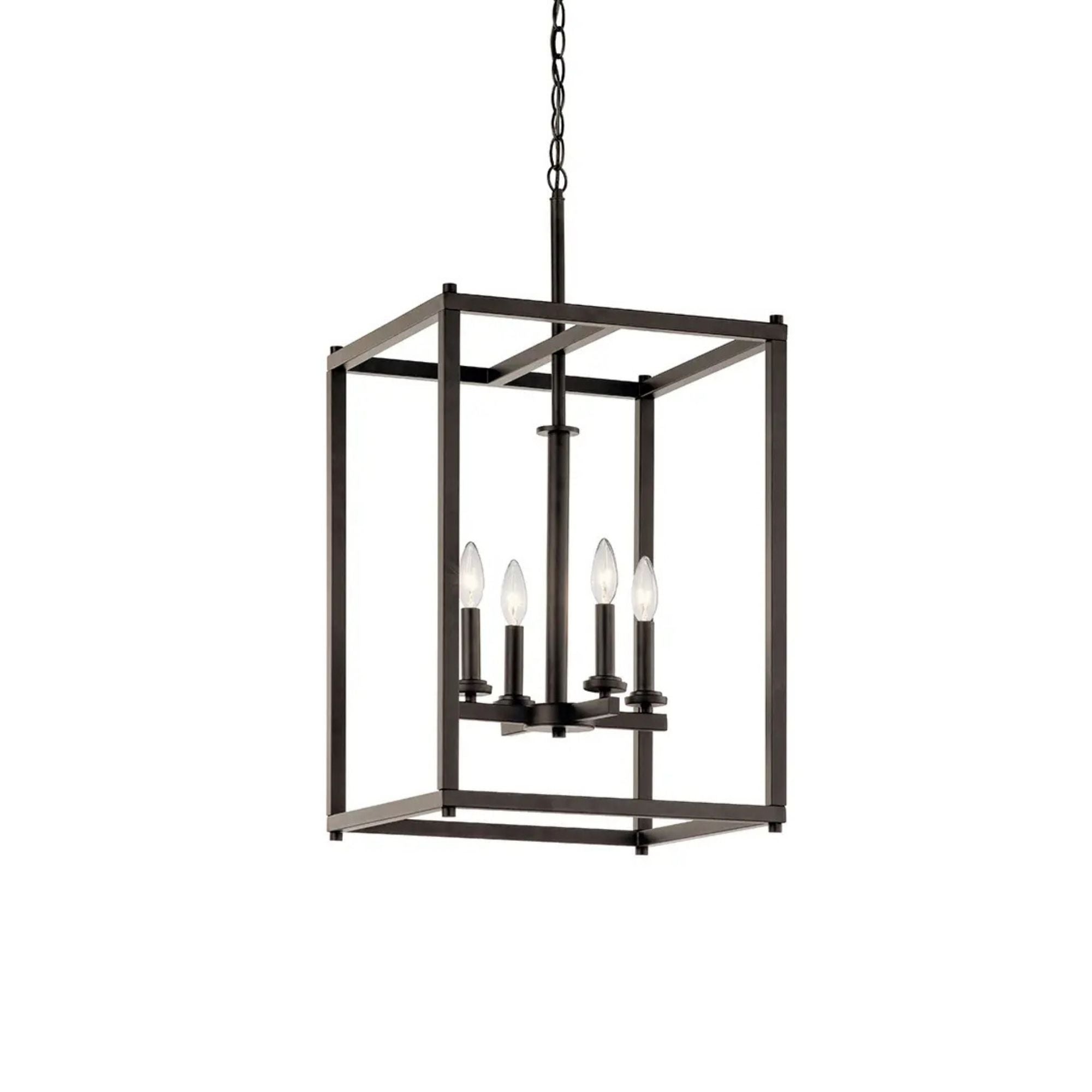 Crosby 16" 4-Light Foyer Pendant, Olde Bronze Finish